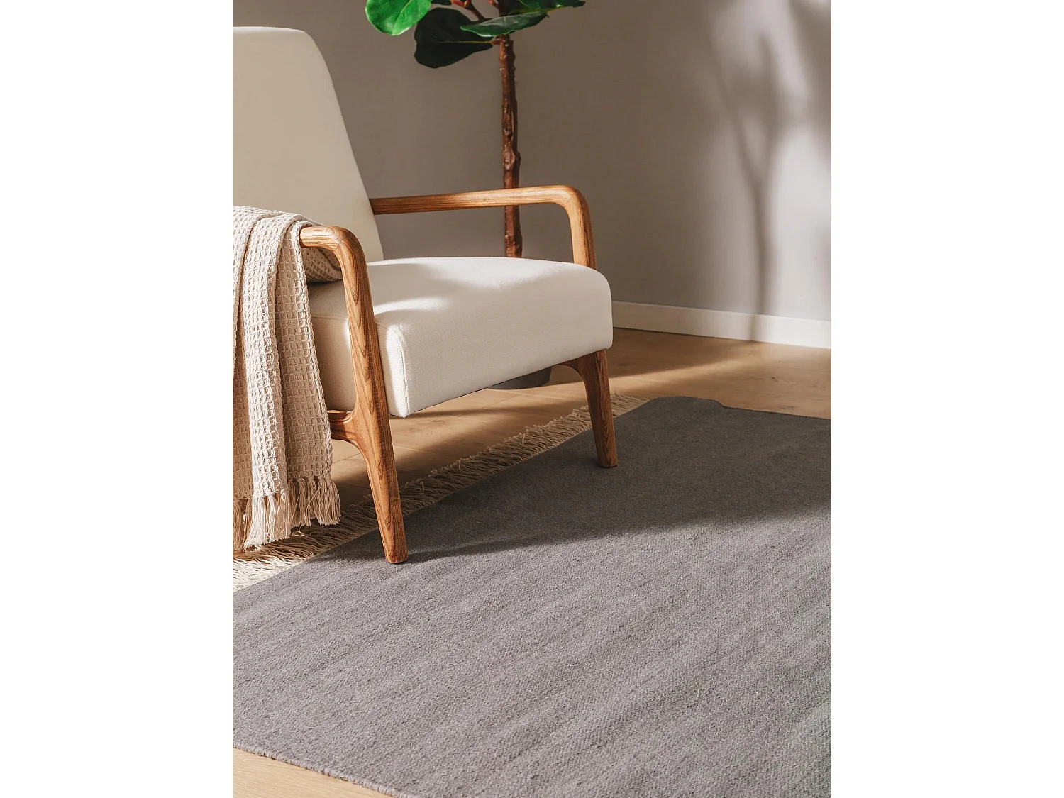 Tapis de laine Liv Gris 120x170 cm