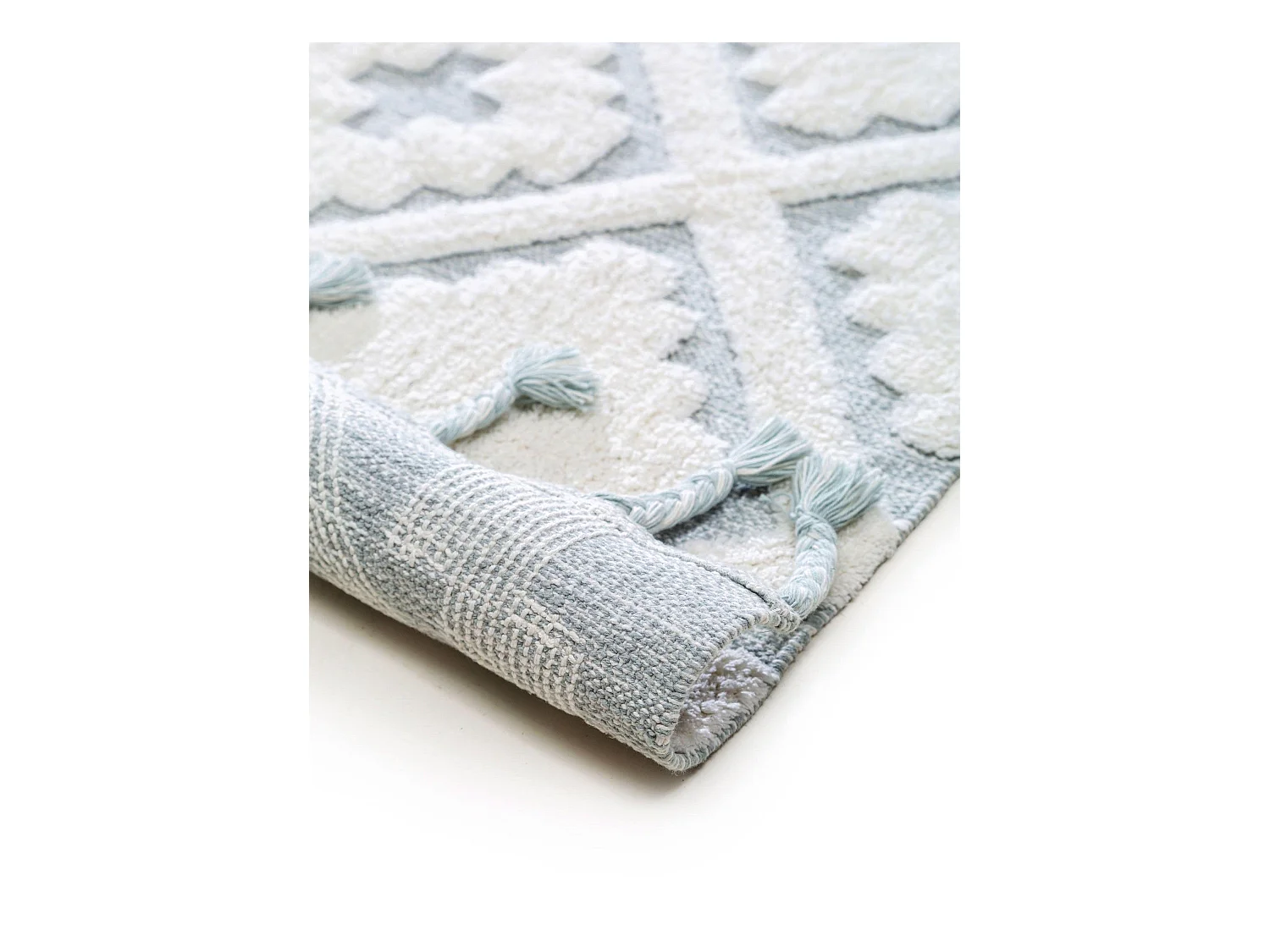 Tapis lavables pour enfants Matheo Menthe 80x120 cm