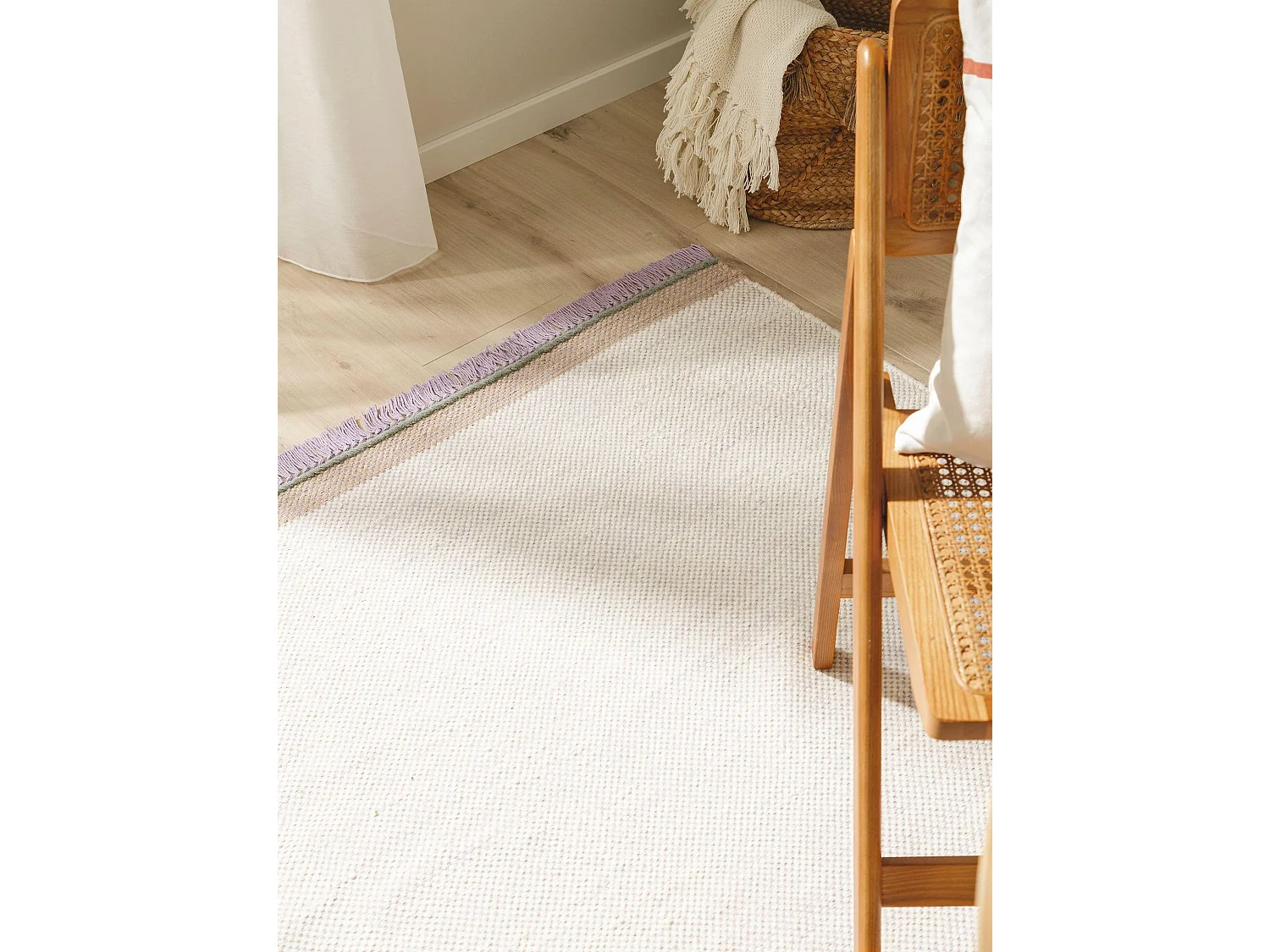 Tapis de laine Karla Mauve 160x230 cm