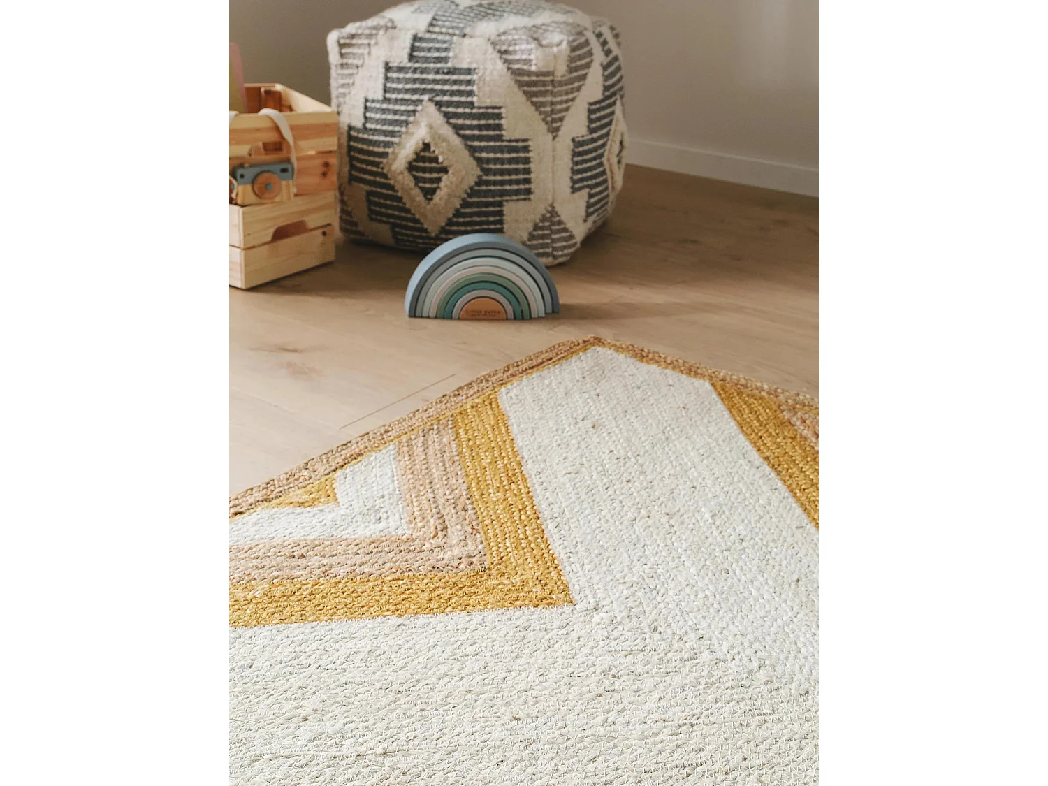 Tapis enfant Frieda Jaune 160x230 cm