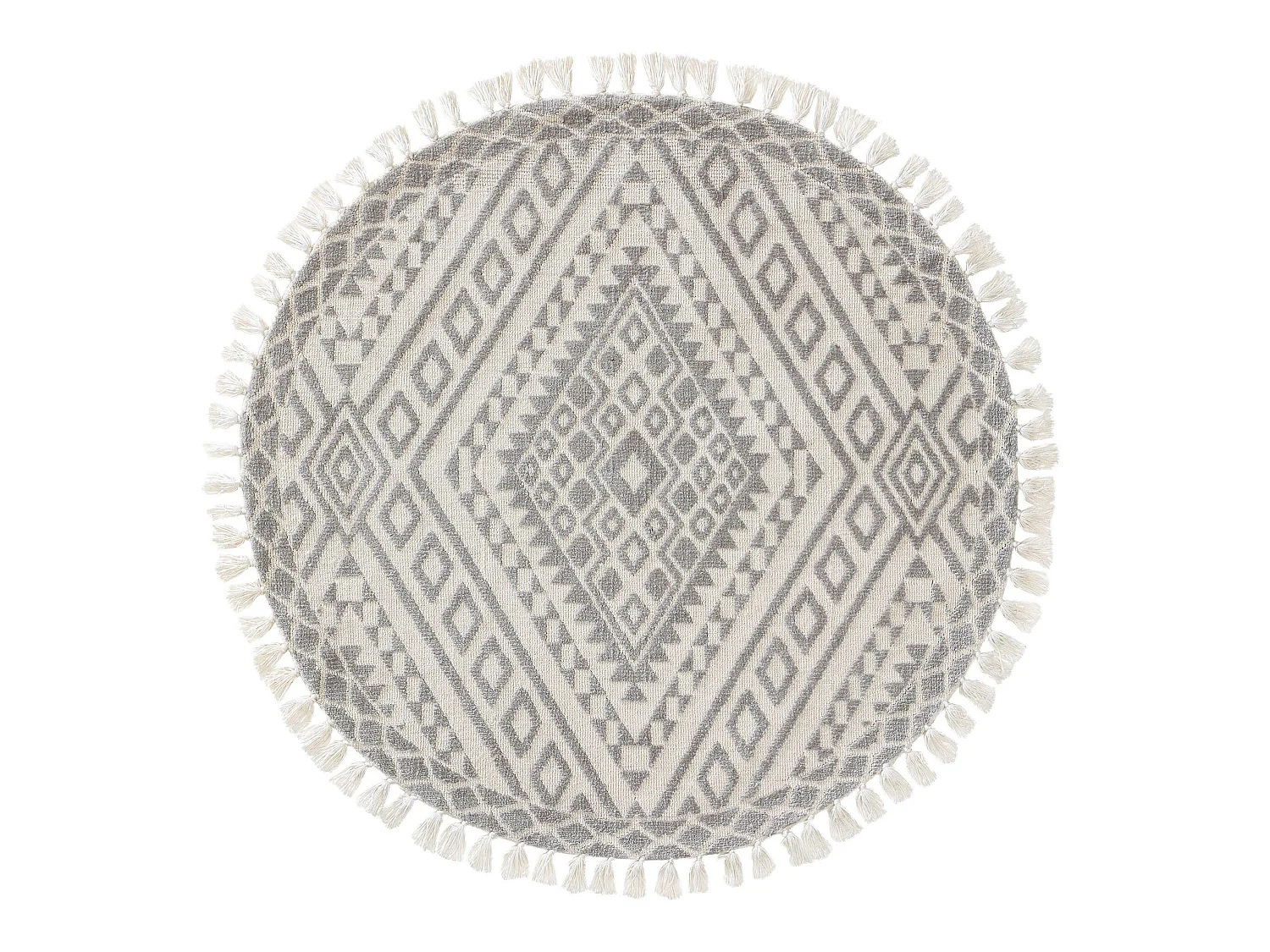 Tapis rond Elias Gris ø 150 cm rond