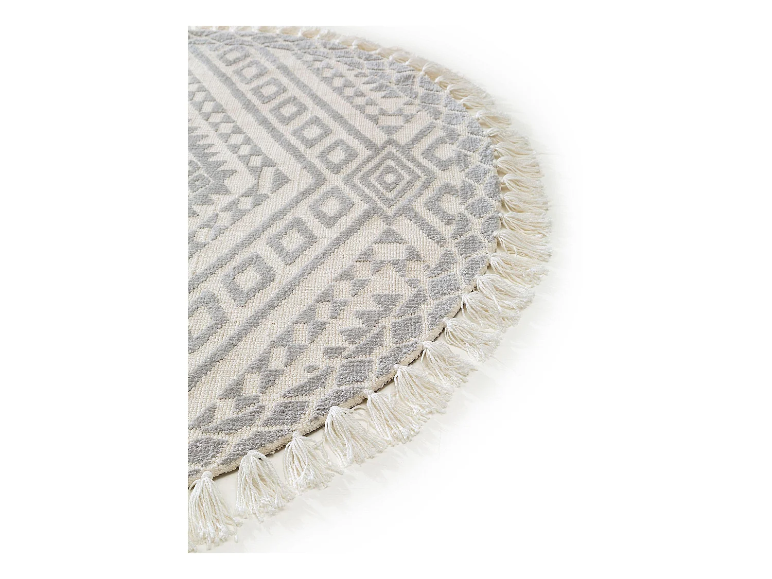 Tapis rond Elias Gris ø 150 cm rond