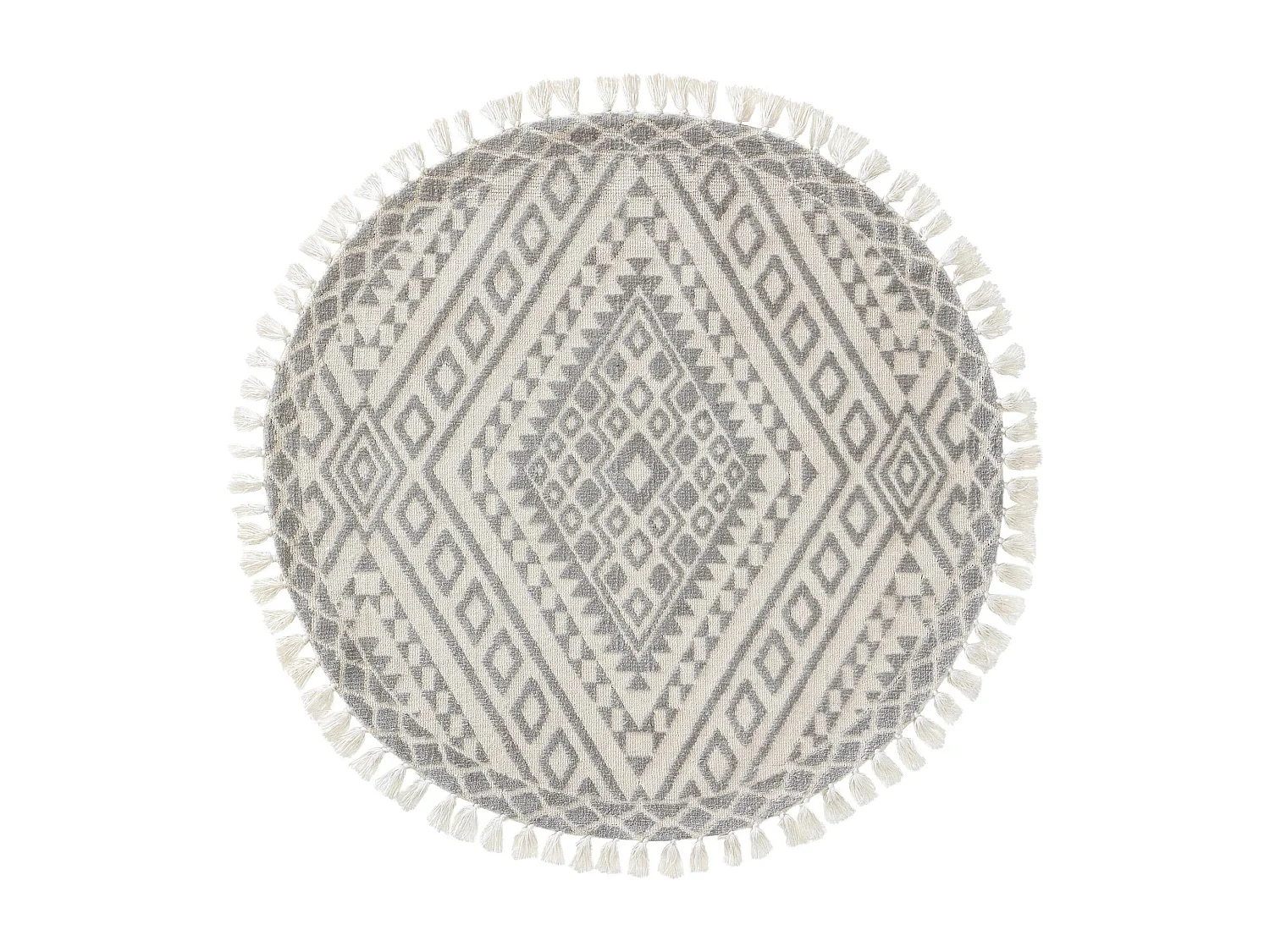 Tapis rond Elias Gris ø 150 cm rond