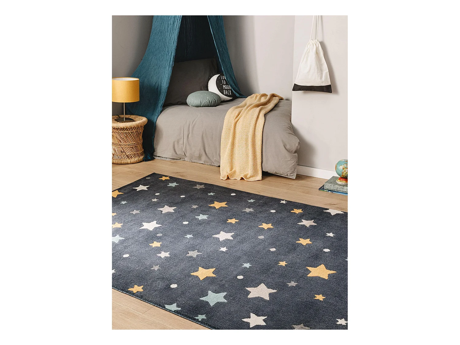 Tapis enfant Apollo Bleu 160x230 cm