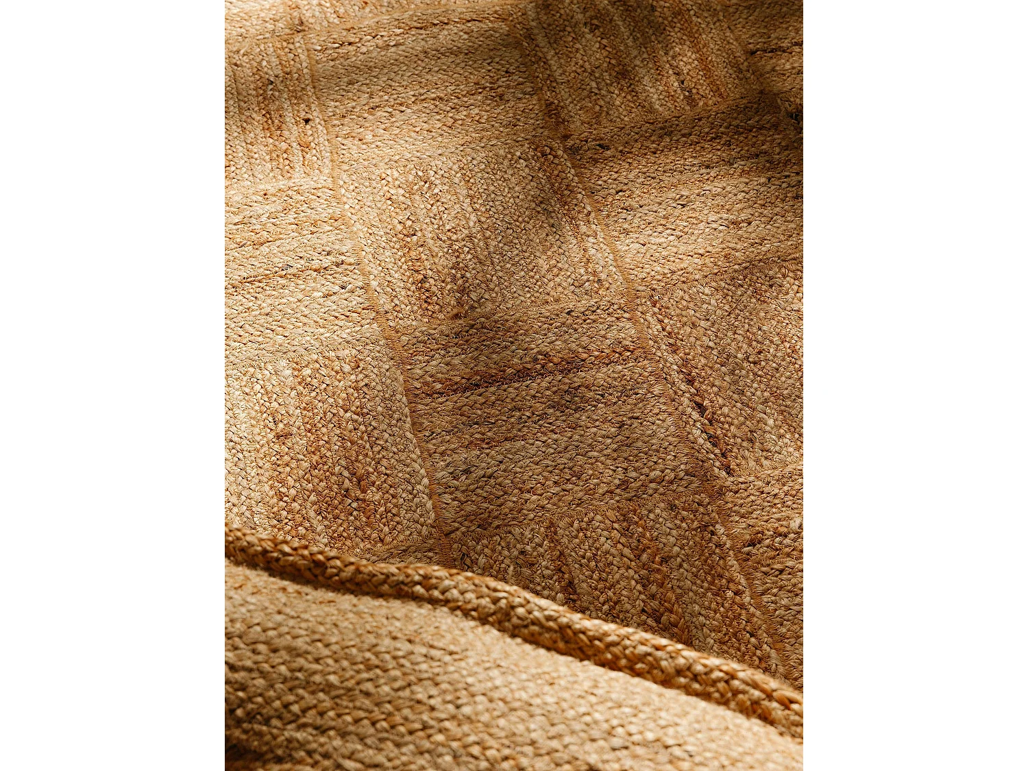 Tapis de jute Jutta Marron clair 80x150 cm