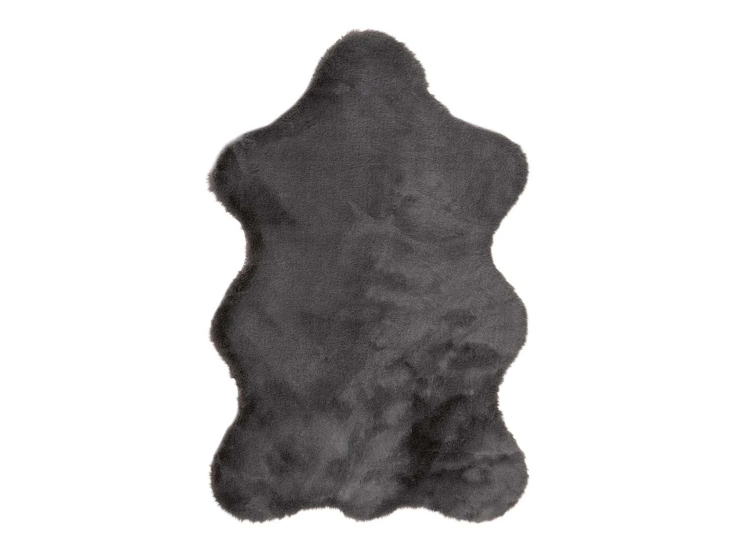 Fausse Fourrure Dave Anthracite 60x90 cm