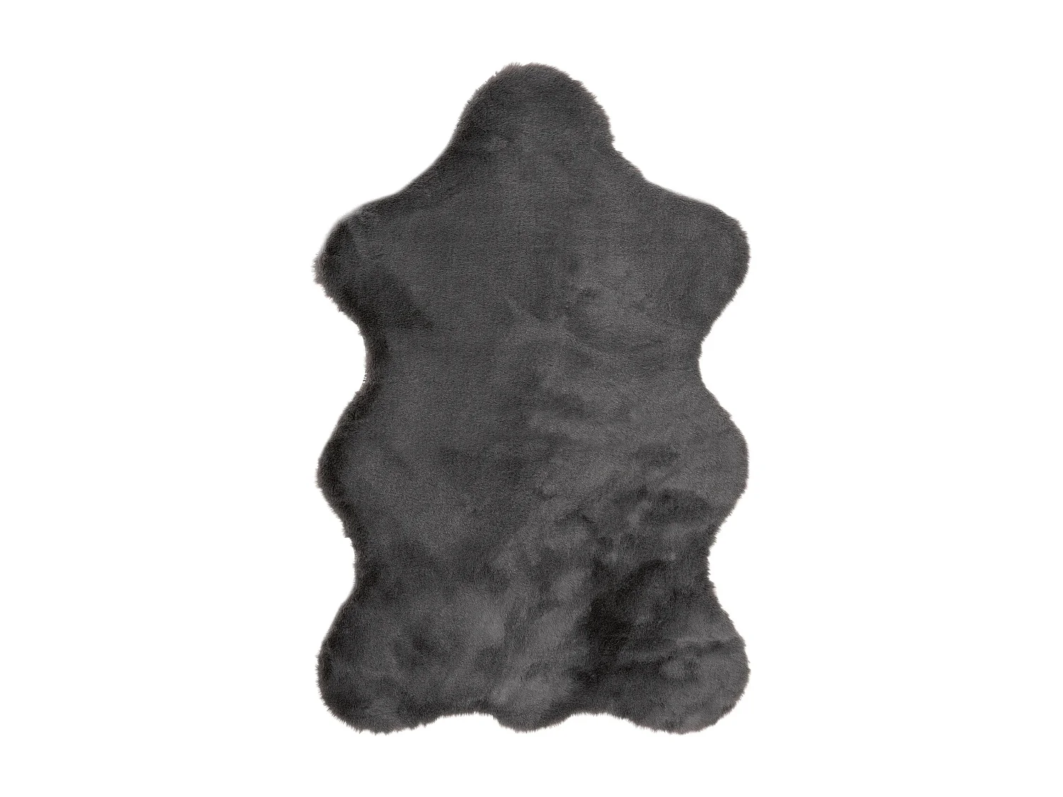Fausse Fourrure Dave Anthracite 60x90 cm