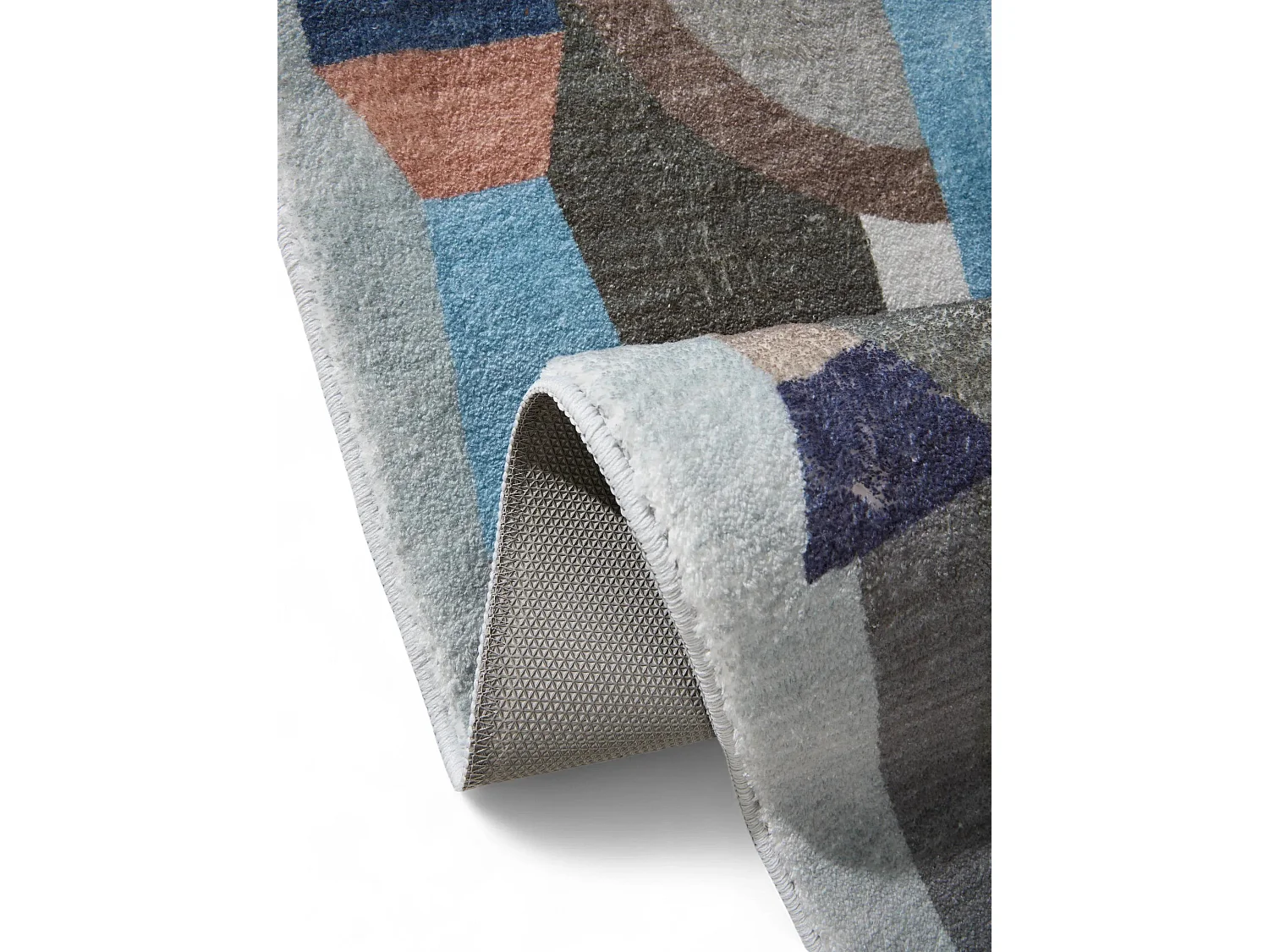 Tapis Mara Multicouleur/Bleu 80x150 cm