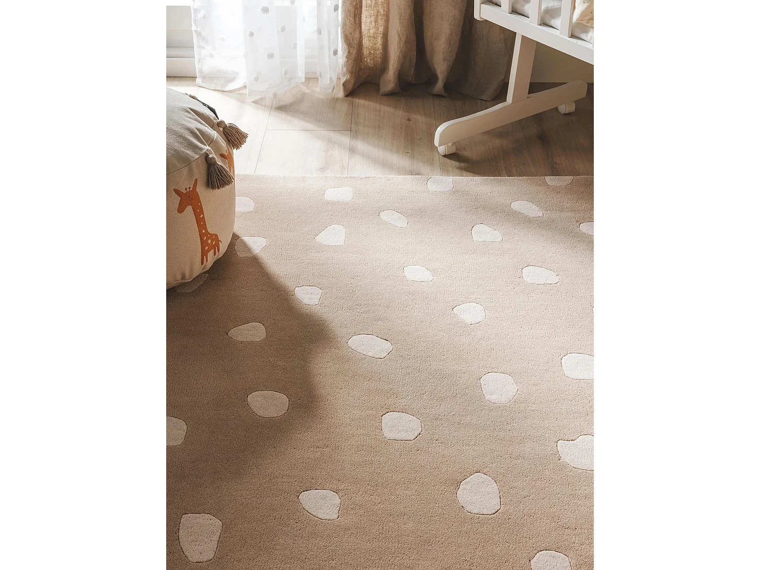 Tapis enfant Savannah Taupe 150x220 cm