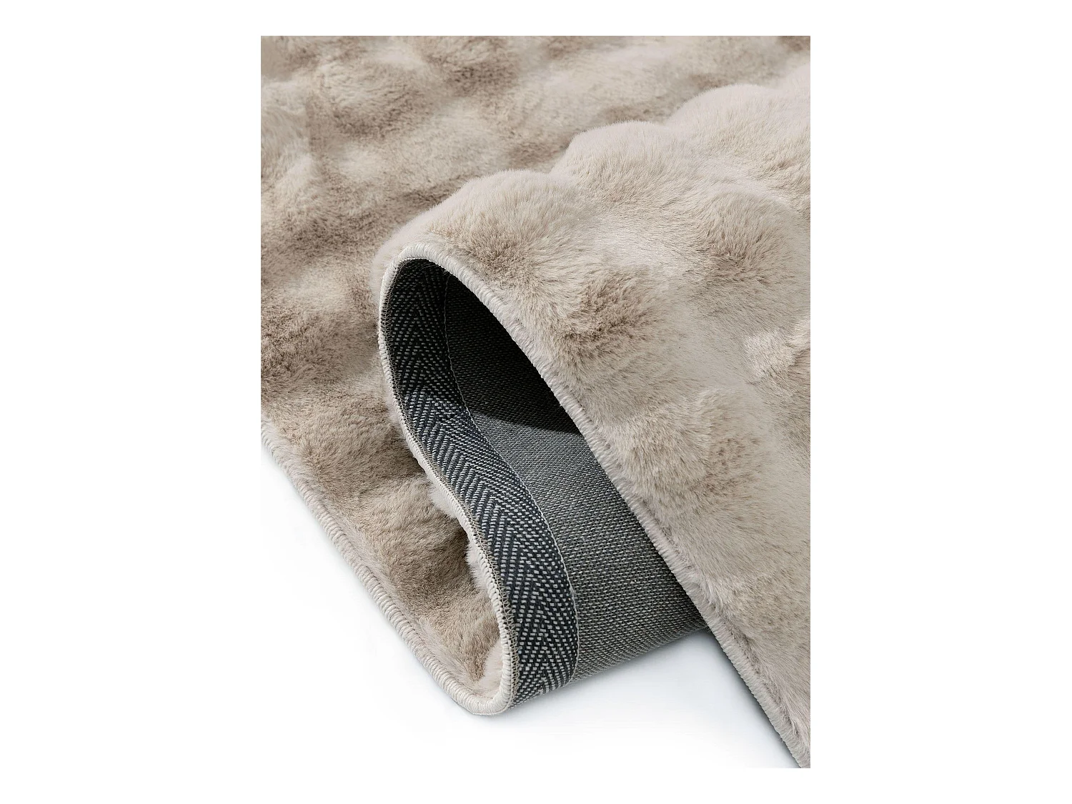 Tapis de fourrure Dave Beige 160x230 cm