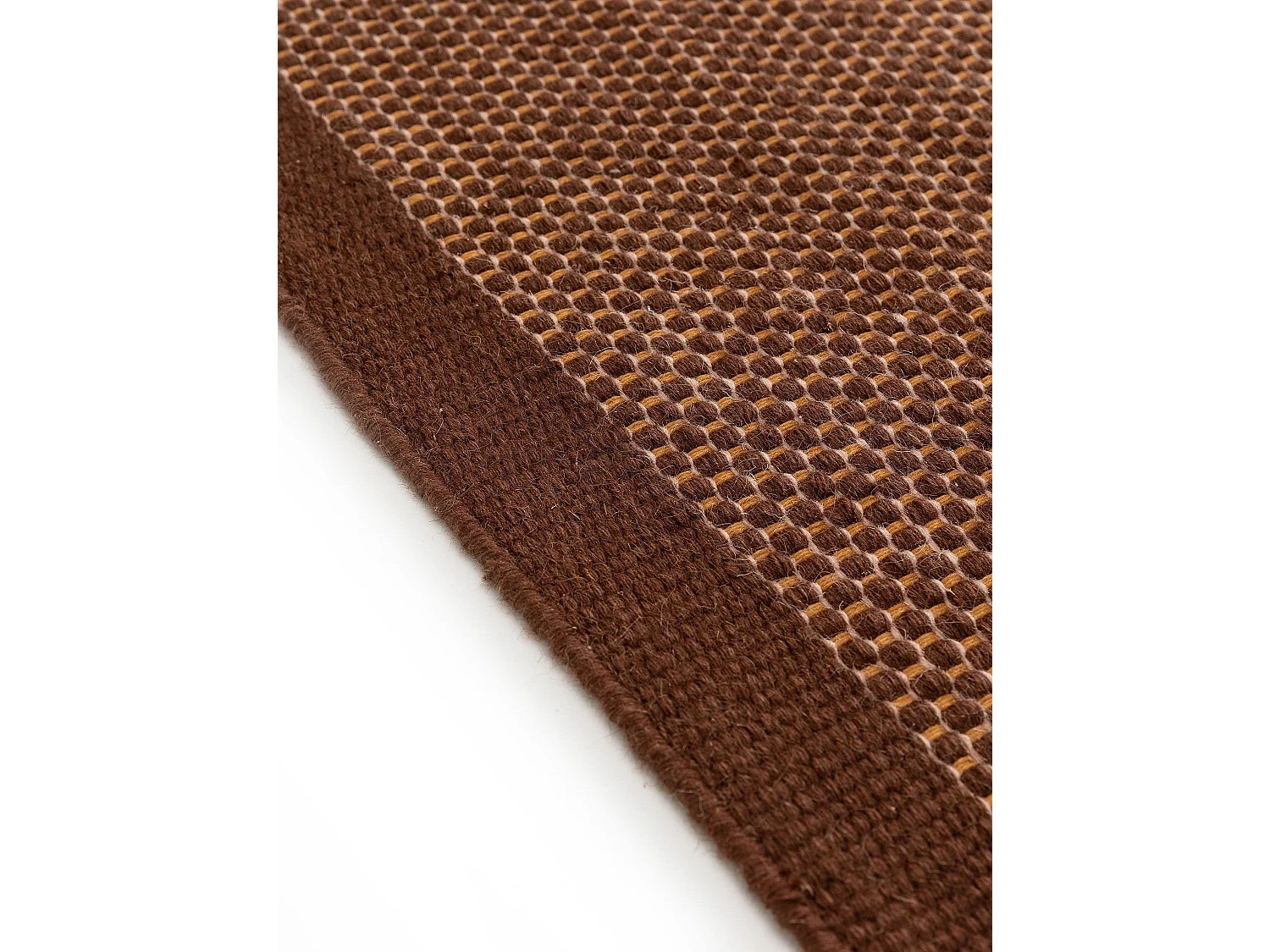 Tapis de laine Rocco Marron 120x170 cm