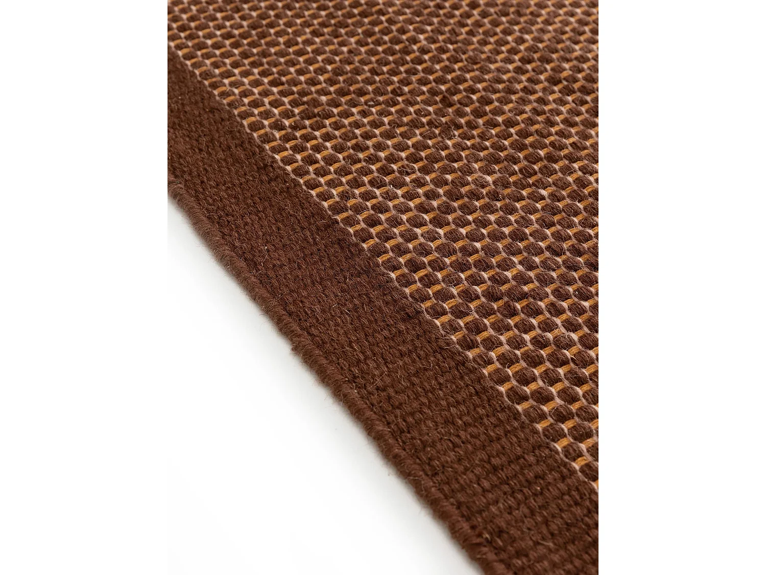 Tapis de laine Rocco Marron 120x170 cm