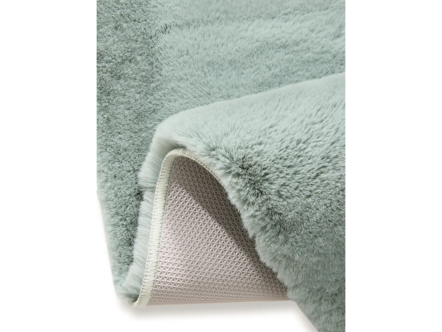 Tapis de fourrure Dave Menthe 80x150 cm