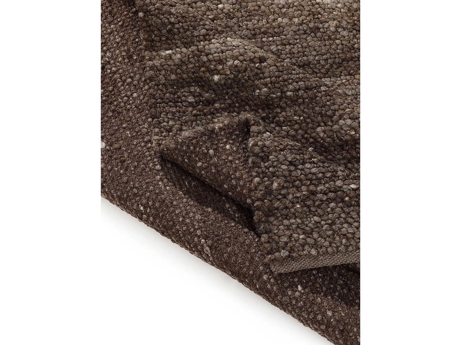 Tapis de laine Finn Marron 140x200 cm