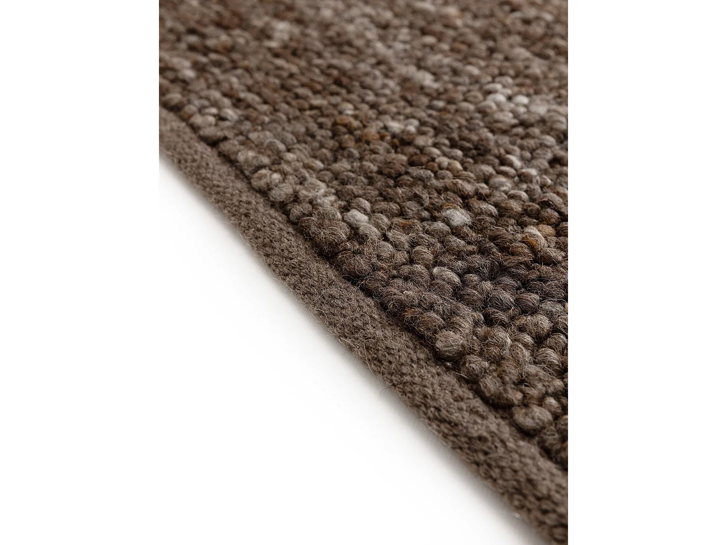 Tapis de laine Finn Marron 140x200 cm