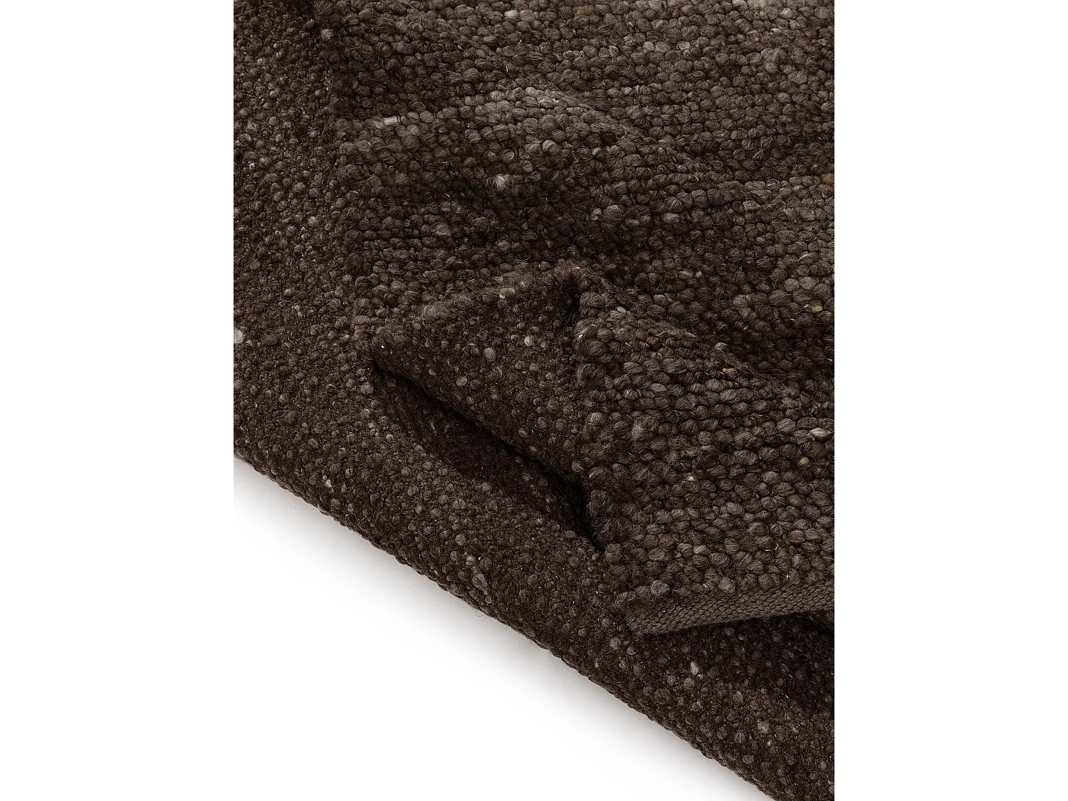 Tapis de laine Finn Marron 140x200 cm