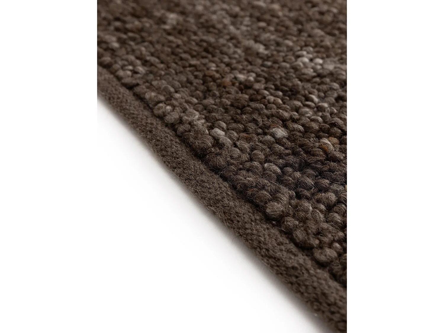 Tapis de laine Finn Marron 140x200 cm