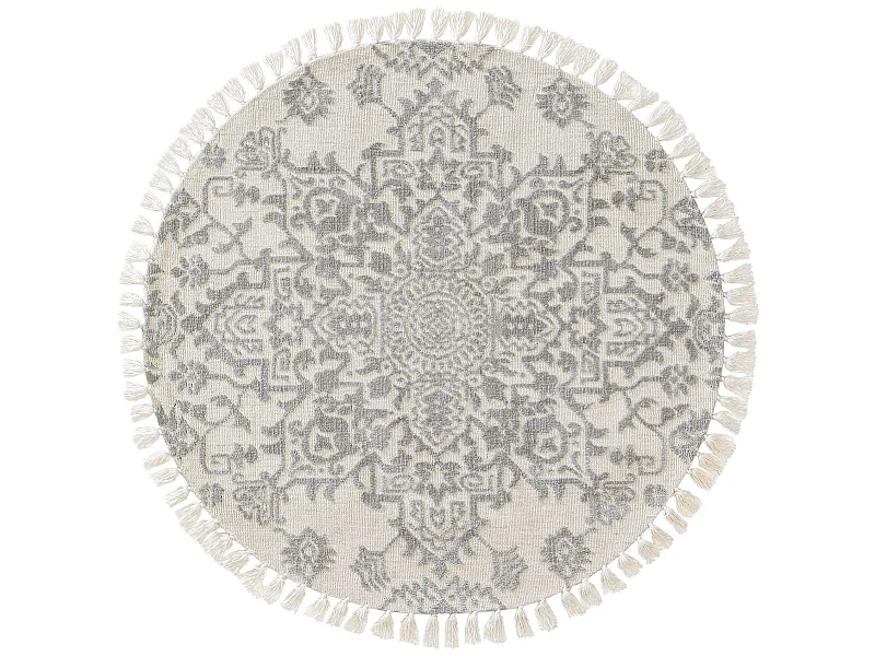 Tapis rond Elias Gris ø 150 cm rond