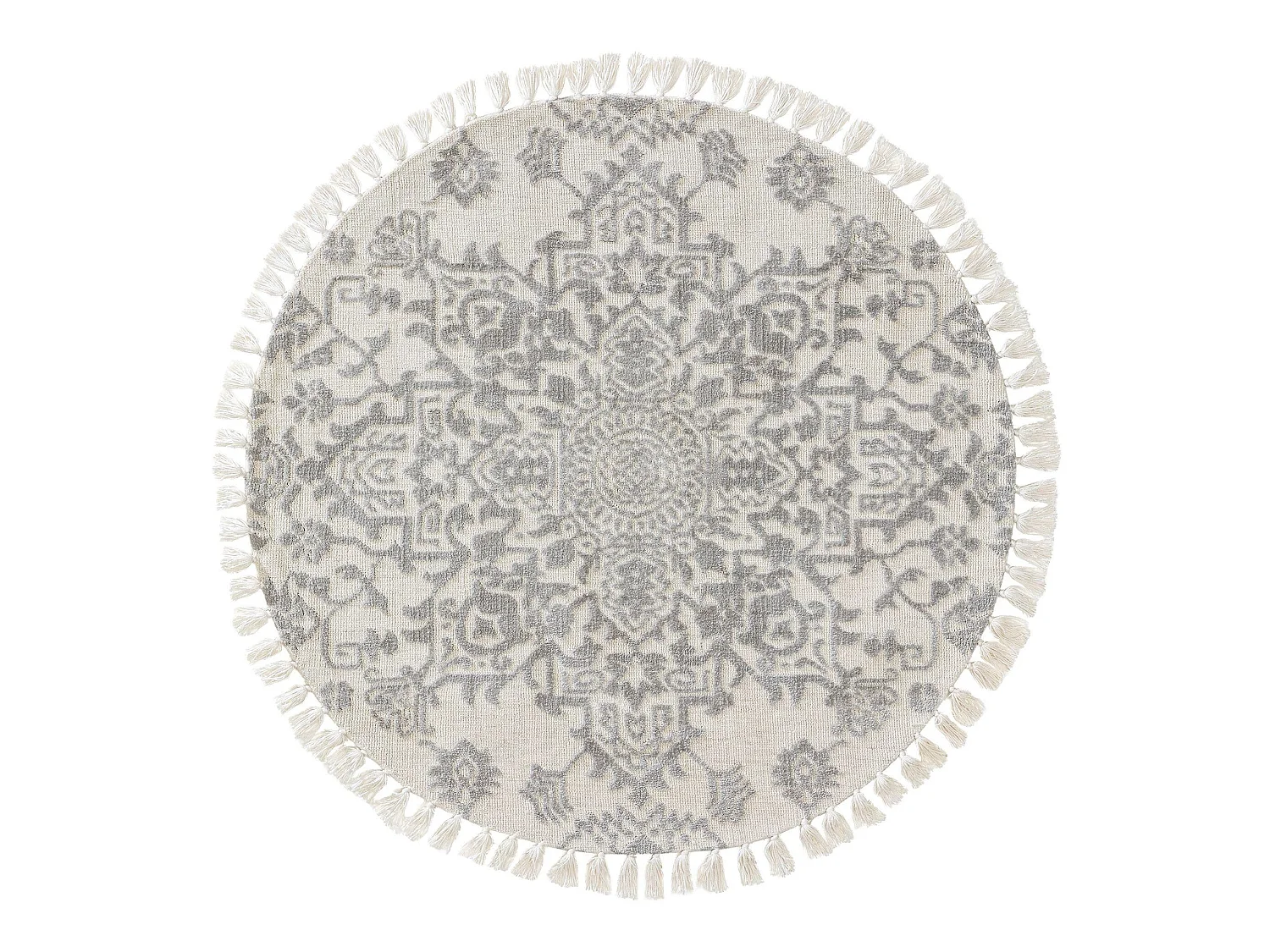 Tapis rond Elias Gris ø 150 cm rond