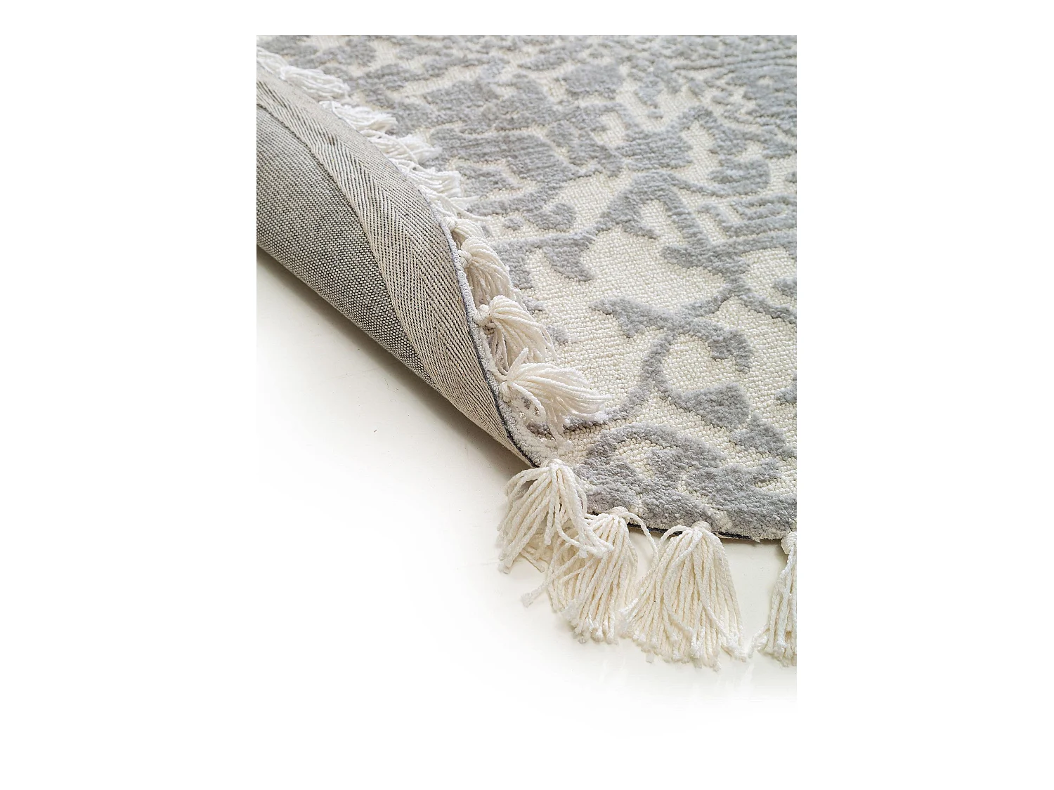 Tapis rond Elias Gris ø 150 cm rond