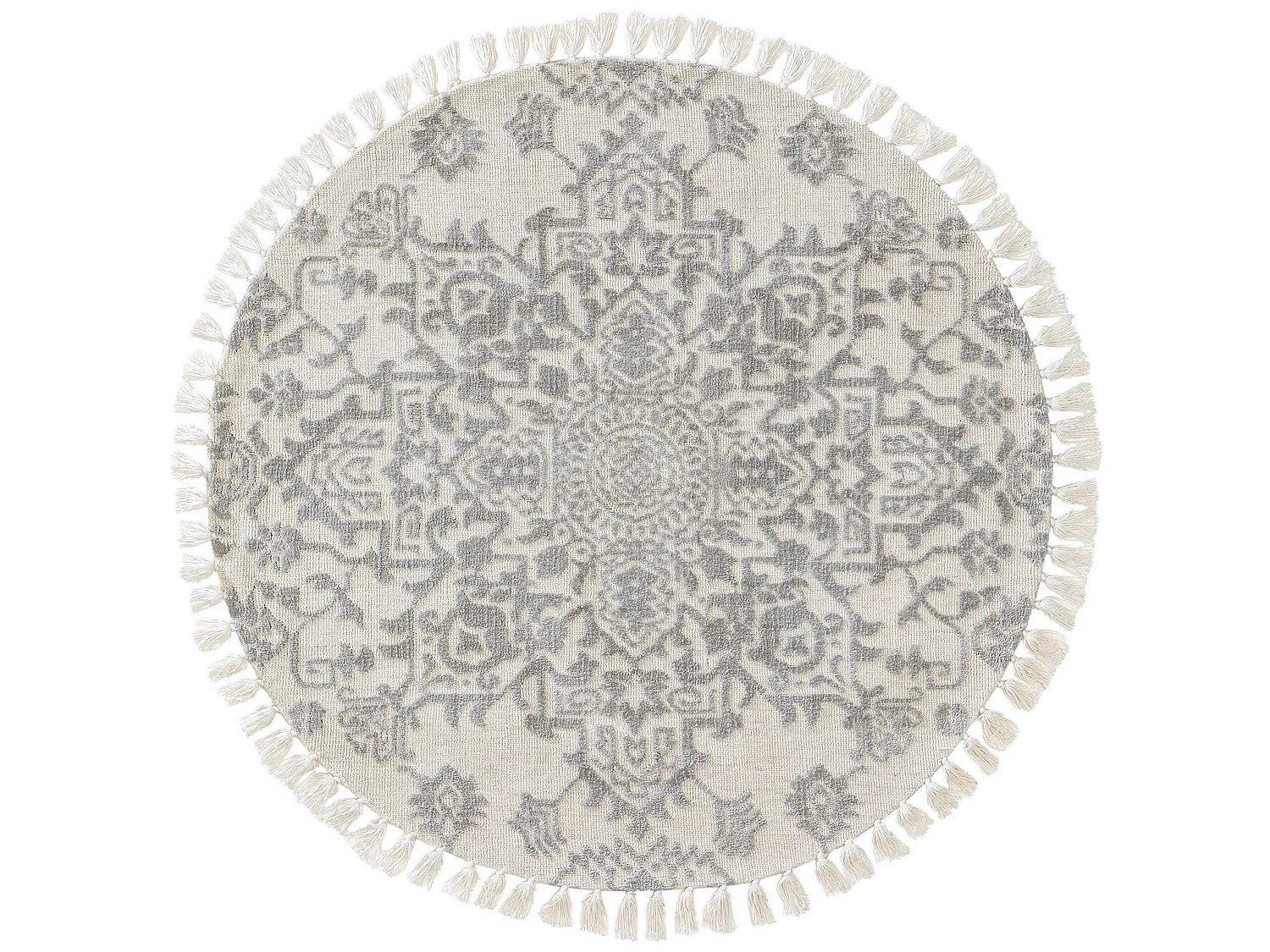 Tapis rond Elias Gris ø 150 cm rond
