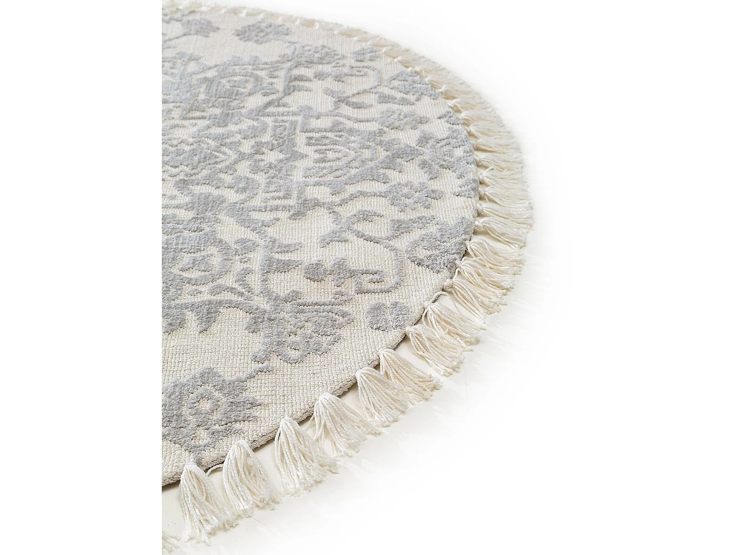 Tapis rond Elias Gris ø 150 cm rond