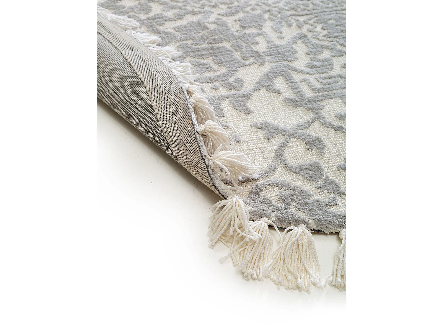 Tapis rond Elias Gris ø 150 cm rond