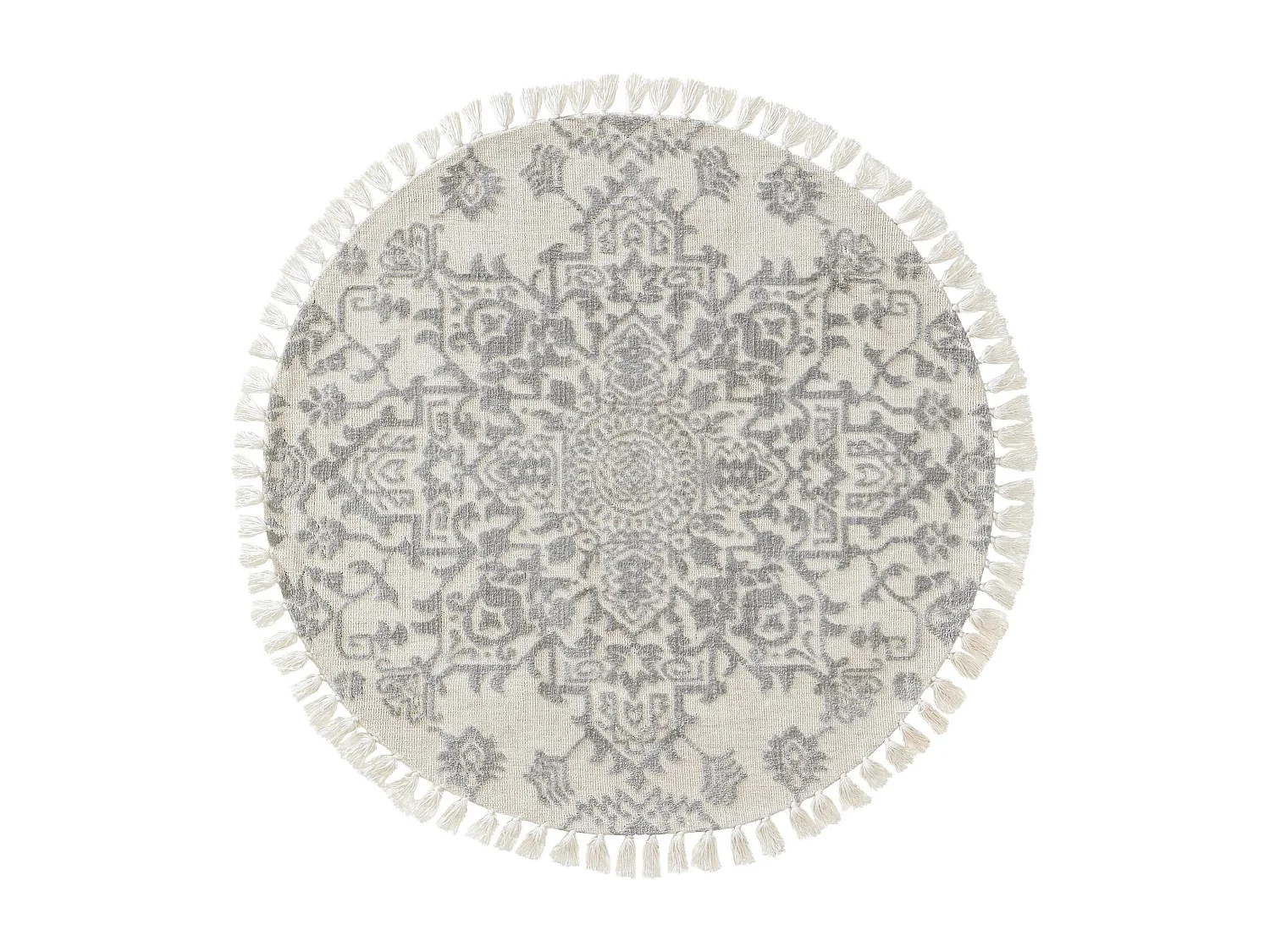 Tapis rond Elias Gris ø 150 cm rond