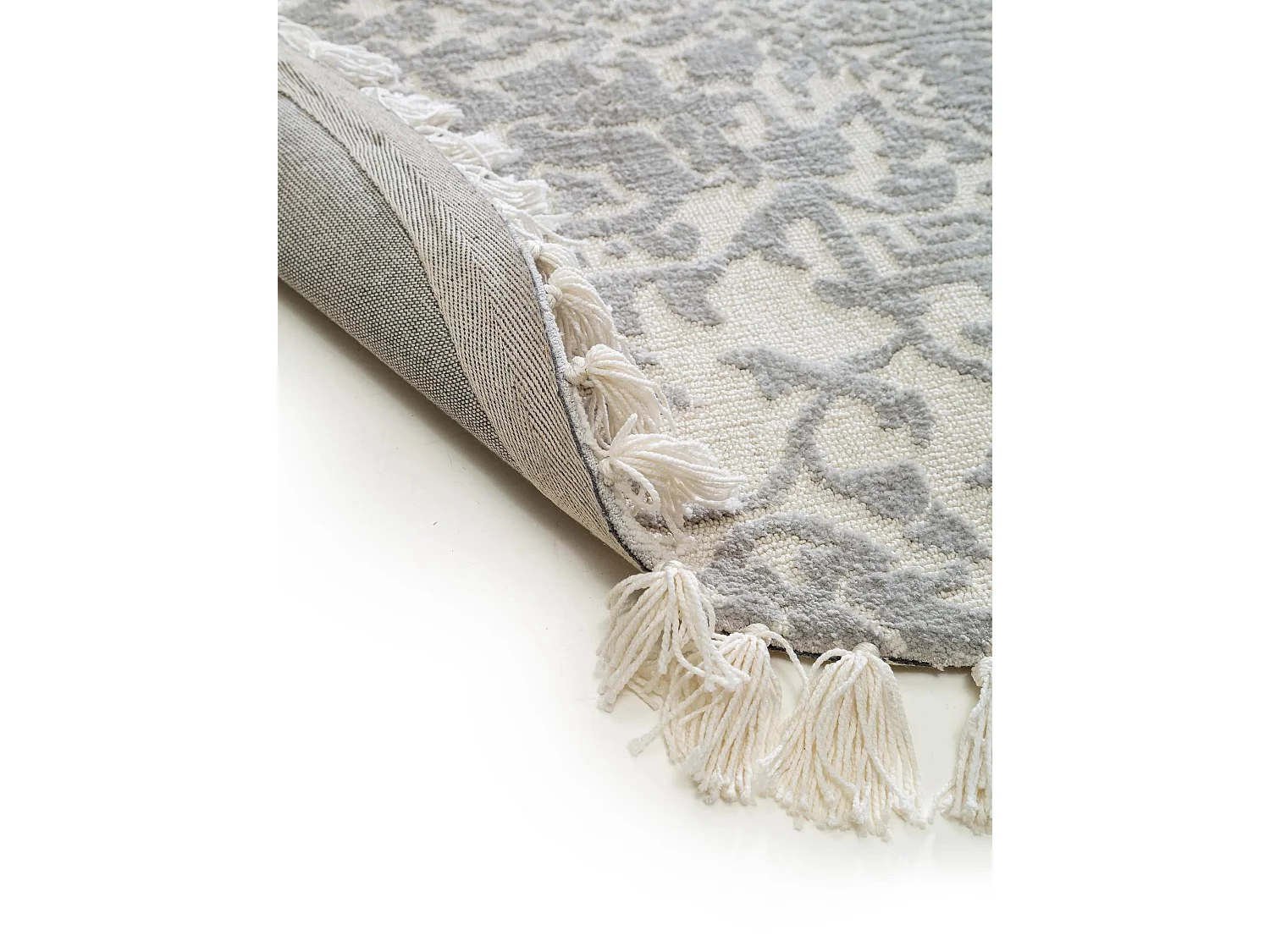 Tapis rond Elias Gris ø 150 cm rond