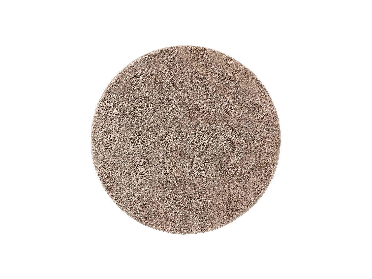 Tapis à poils longs rond Soda Beige ø 120 cm rond