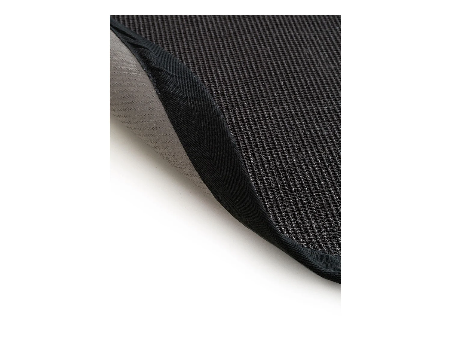 Tapis sisal Sana Noir ø 200 cm rond