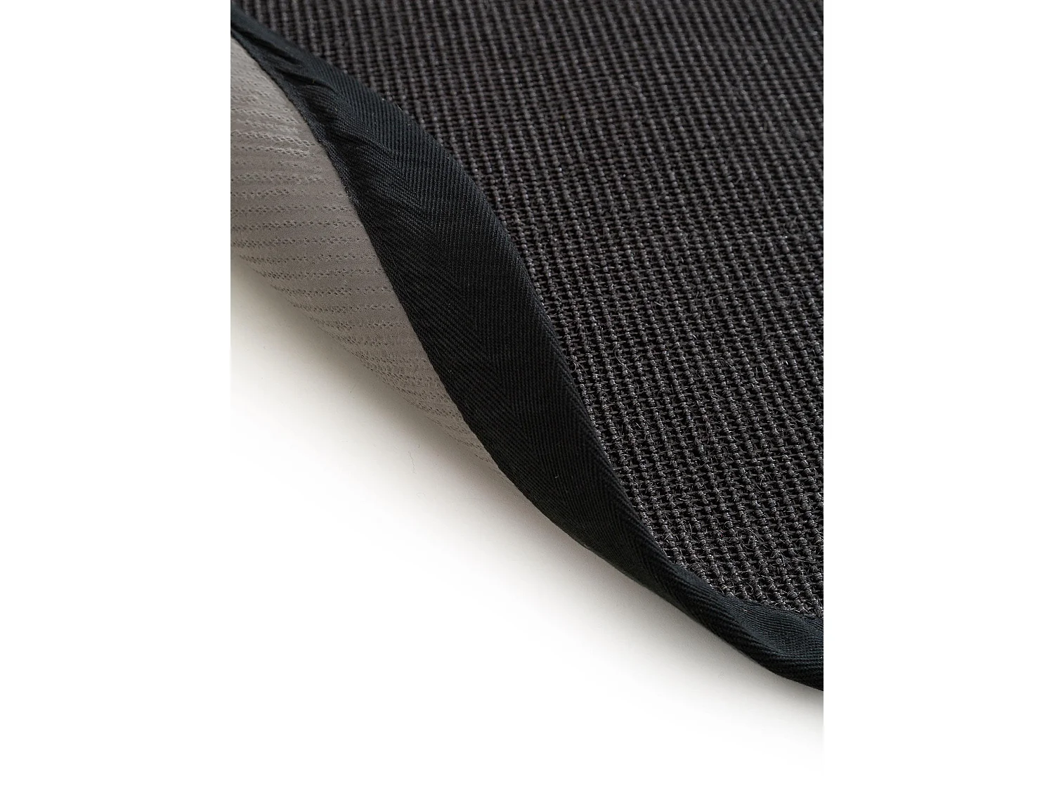 Tapis sisal Sana Noir ø 200 cm rond