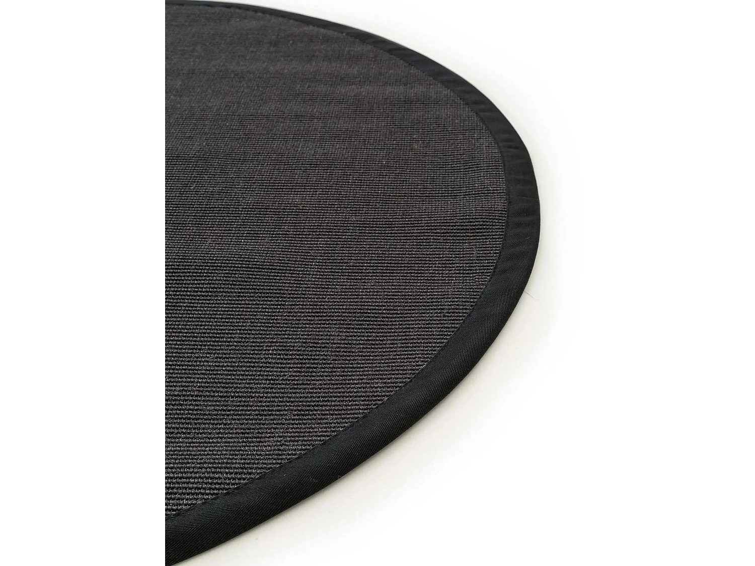 Tapis sisal Sana Noir ø 200 cm rond