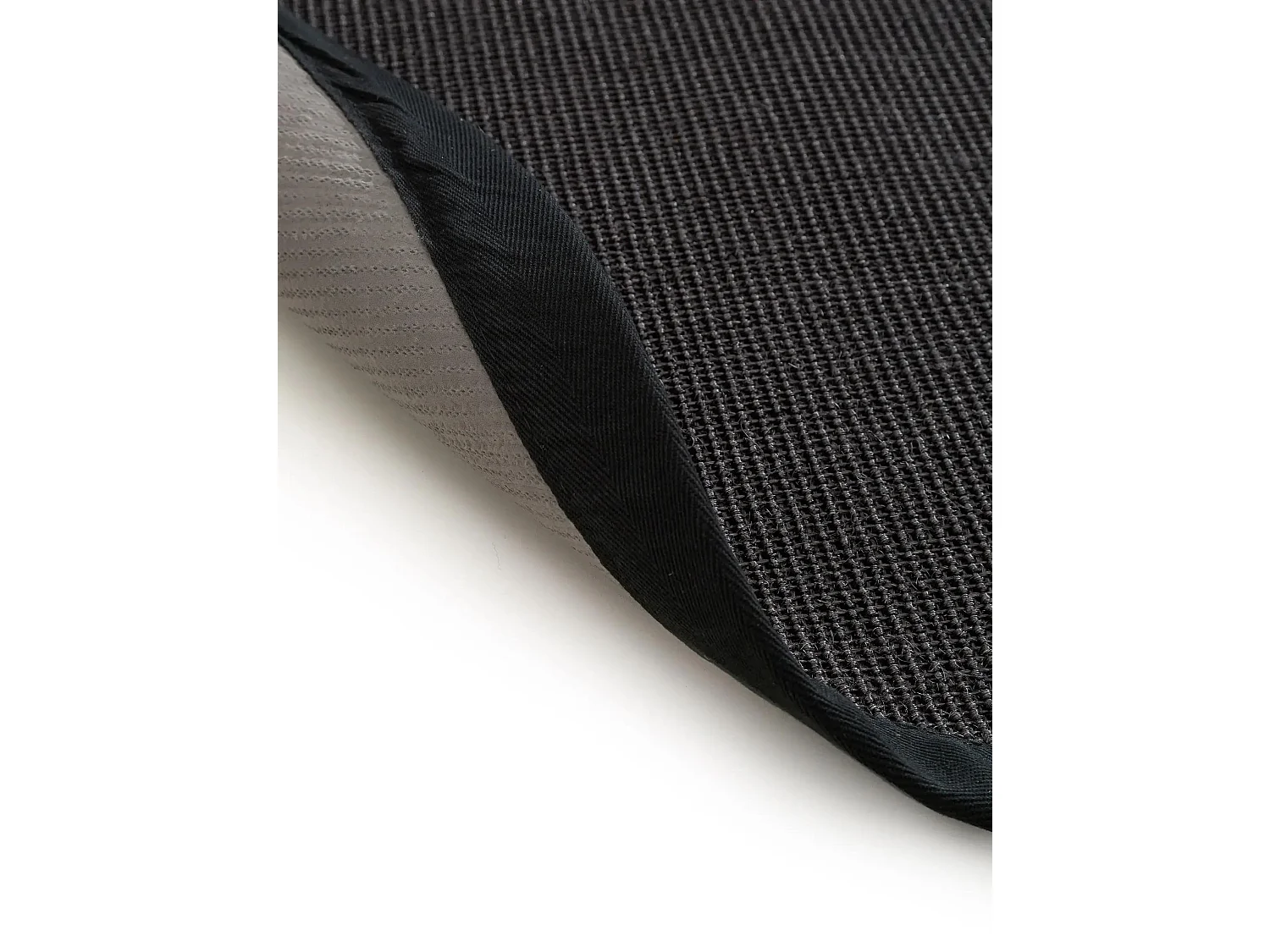 Tapis sisal Sana Noir ø 200 cm rond
