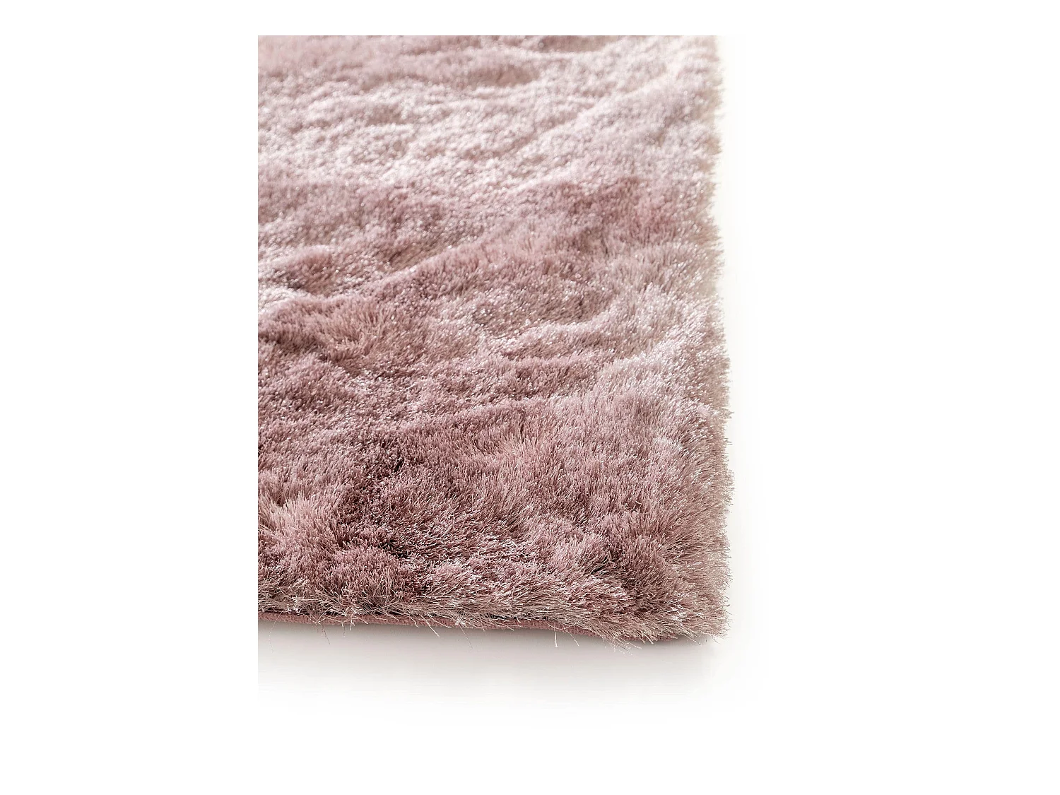 Tapis à poils longs Whisper Rose 160x230 cm