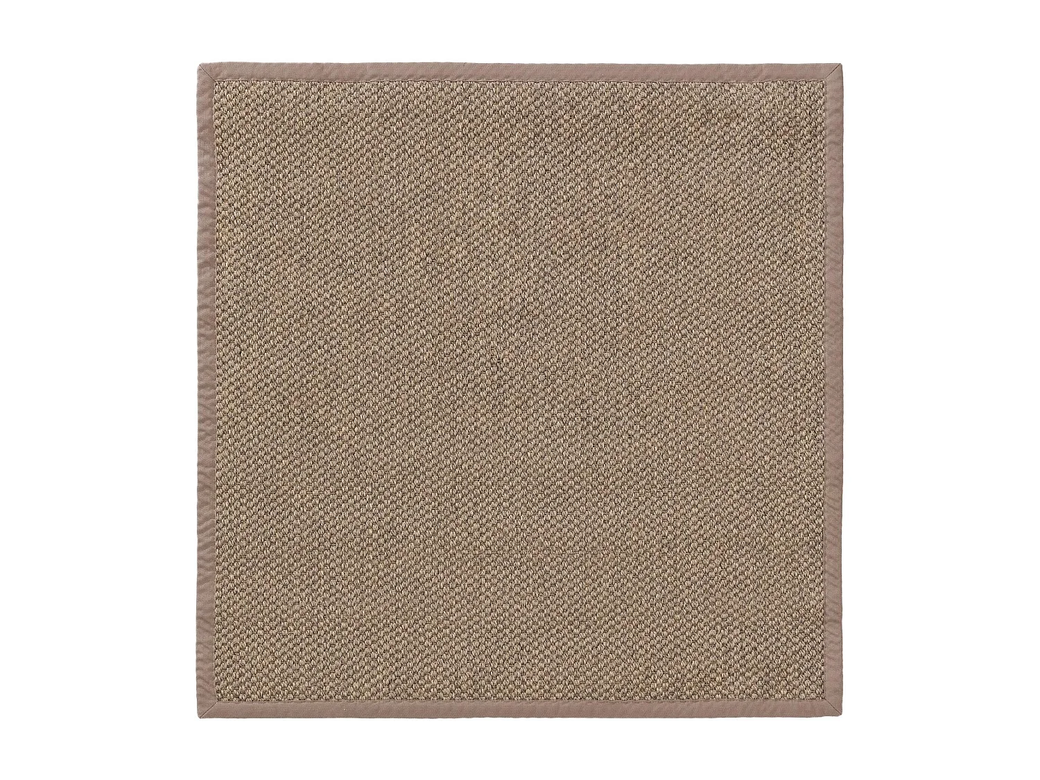 Tapis sisal Greta Gris 200x200 cm