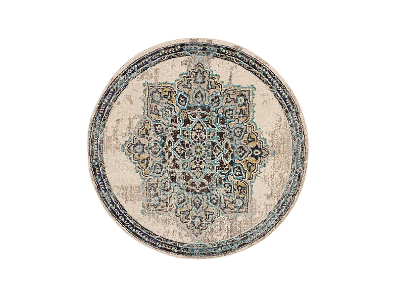 Tapis rond Casa Beige ø 180 cm rond