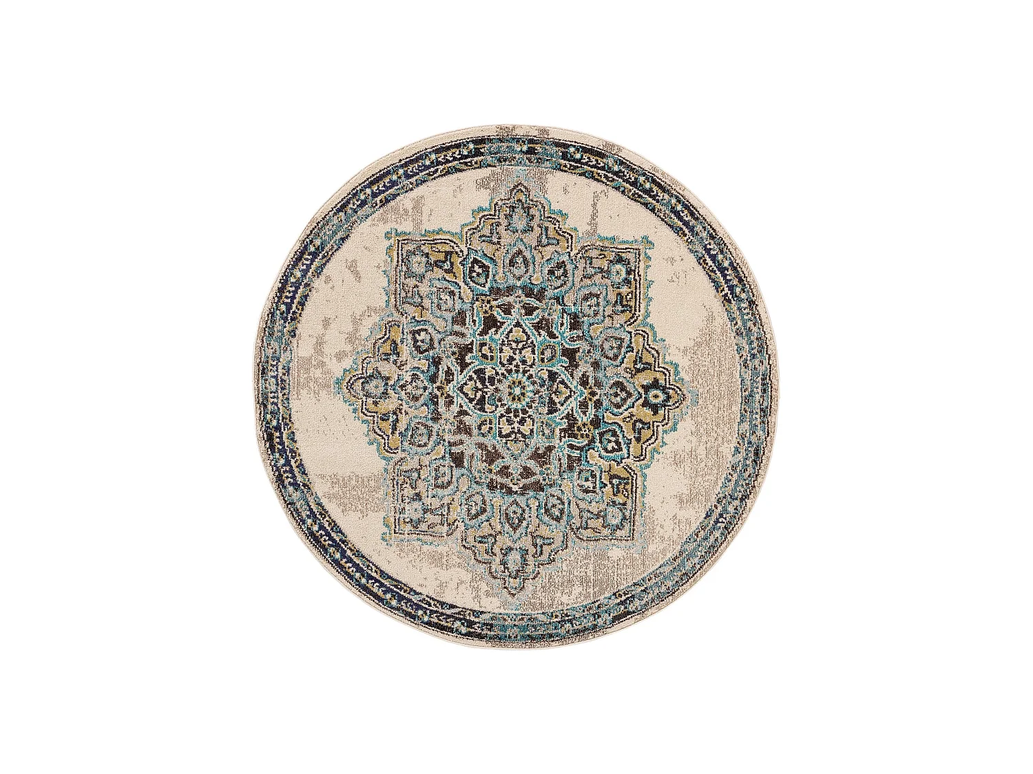Tapis rond Casa Beige ø 180 cm rond