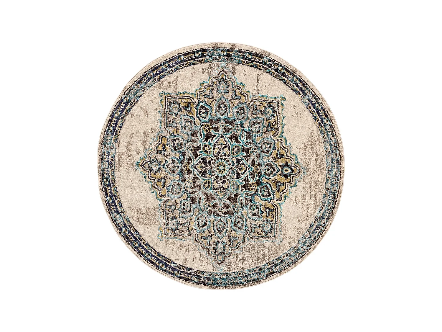 Tapis rond Casa Beige ø 180 cm rond