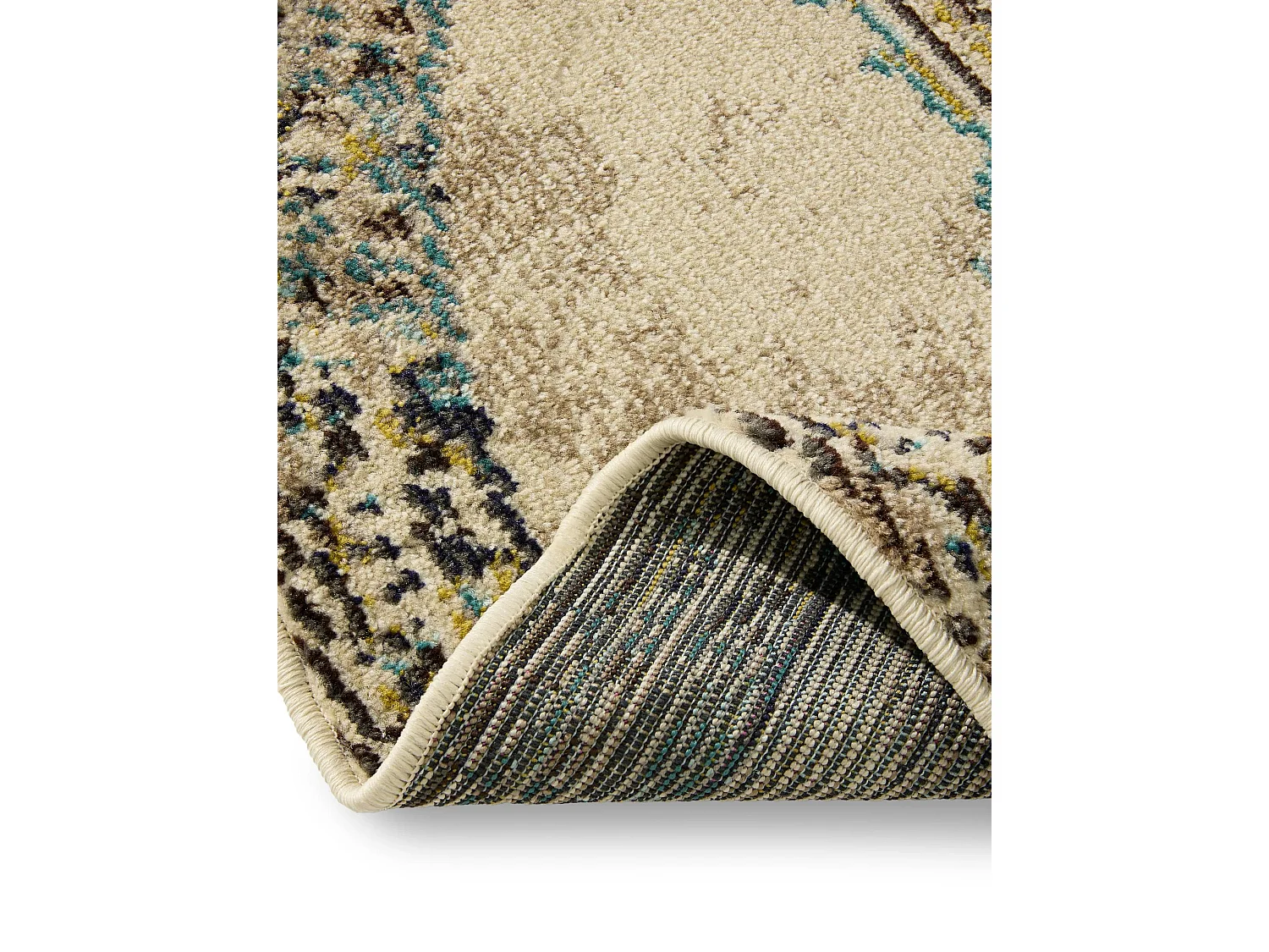 Tapis rond Casa Beige ø 180 cm rond