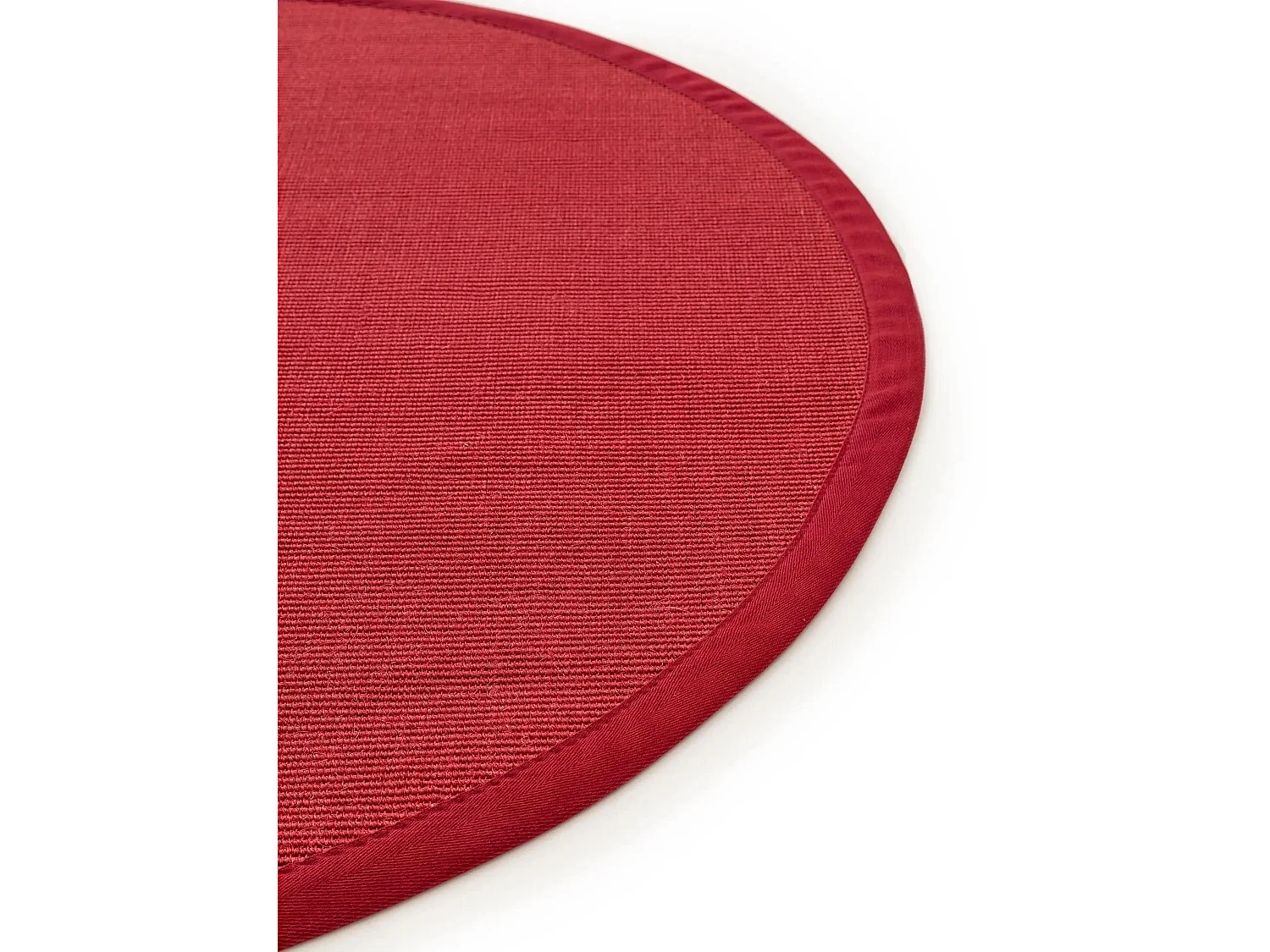 Tapis sisal Sana Rouge ø 200 cm rond