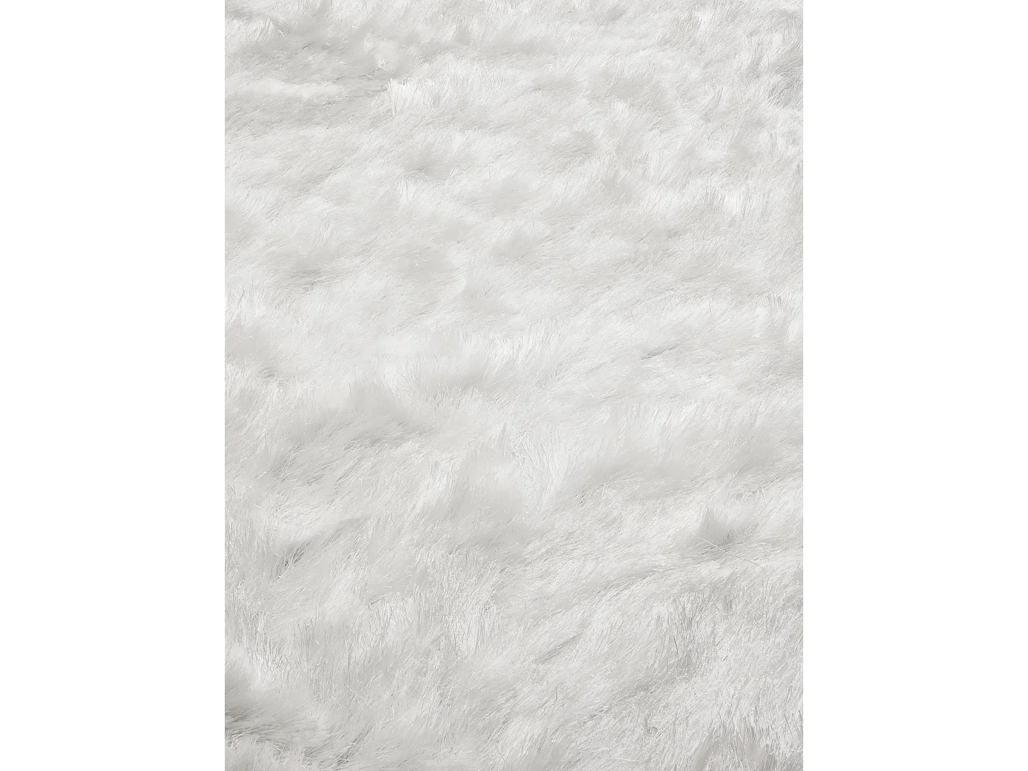 Tapis à poils longs Whisper Blanc 80x300 cm