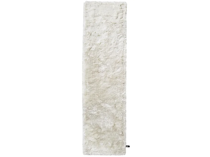 Tapis à poils longs Whisper Blanc 80x300 cm
