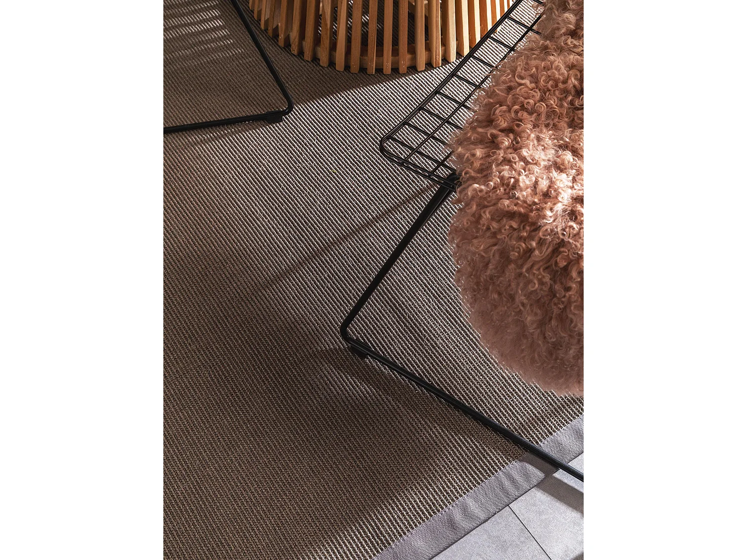 Tapis sisal Sana Gris 300x400 cm
