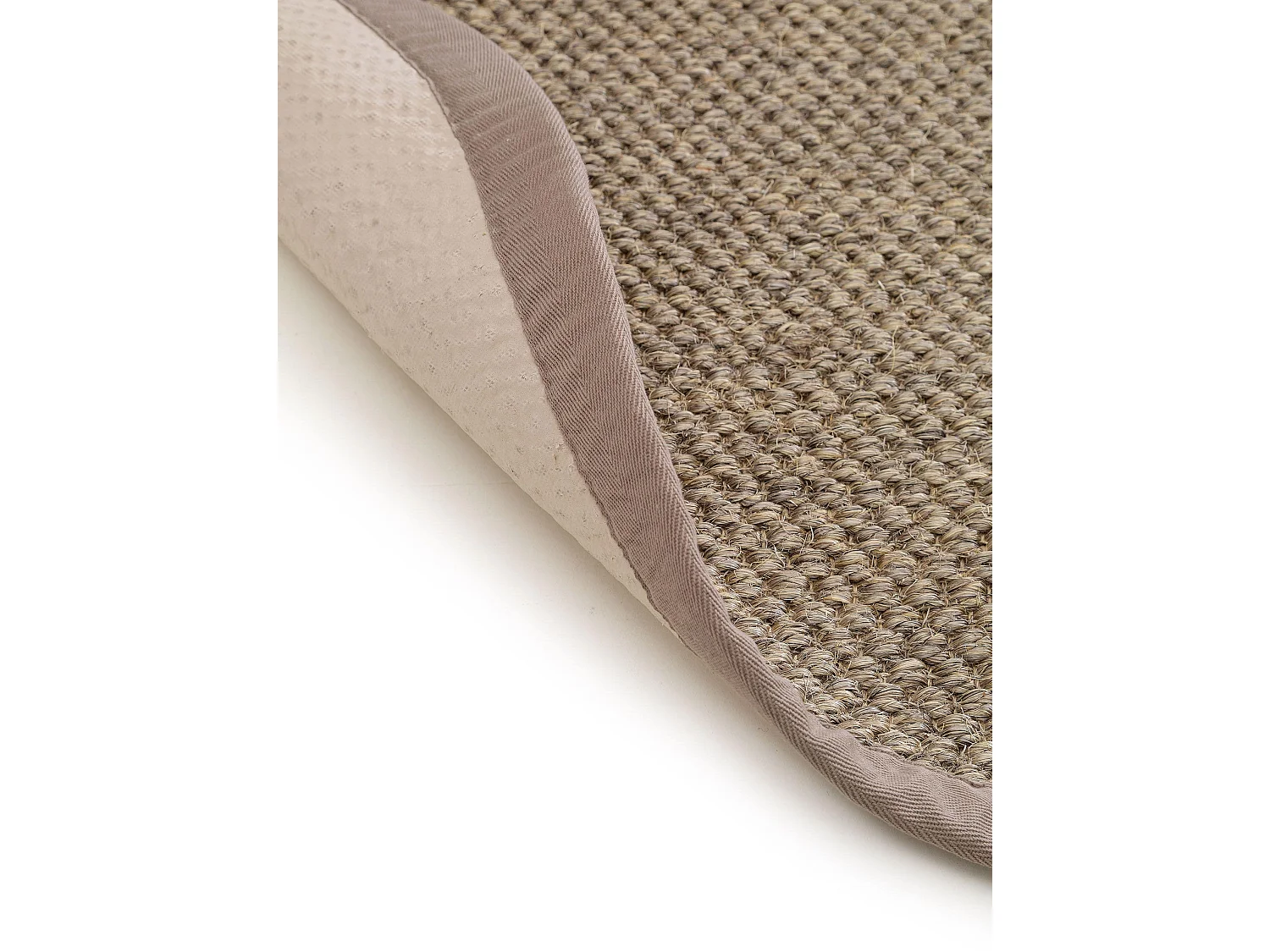 Tapis sisal Greta Gris ø 250 cm rond
