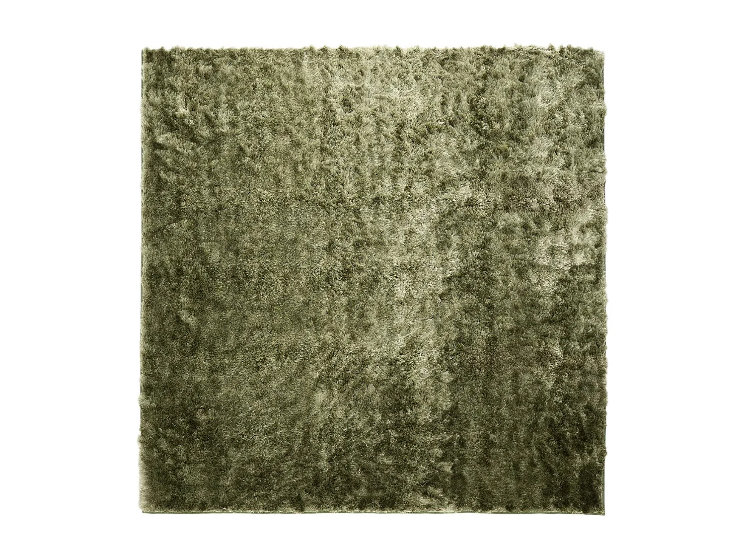 Tapis à poils longs Whisper Vert 200x200 cm