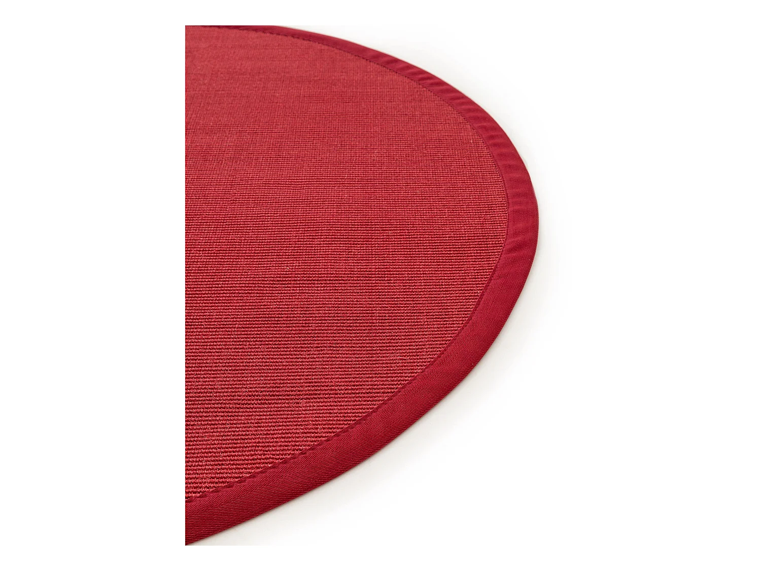 Tapis sisal Sana Rouge ø 150 cm rond