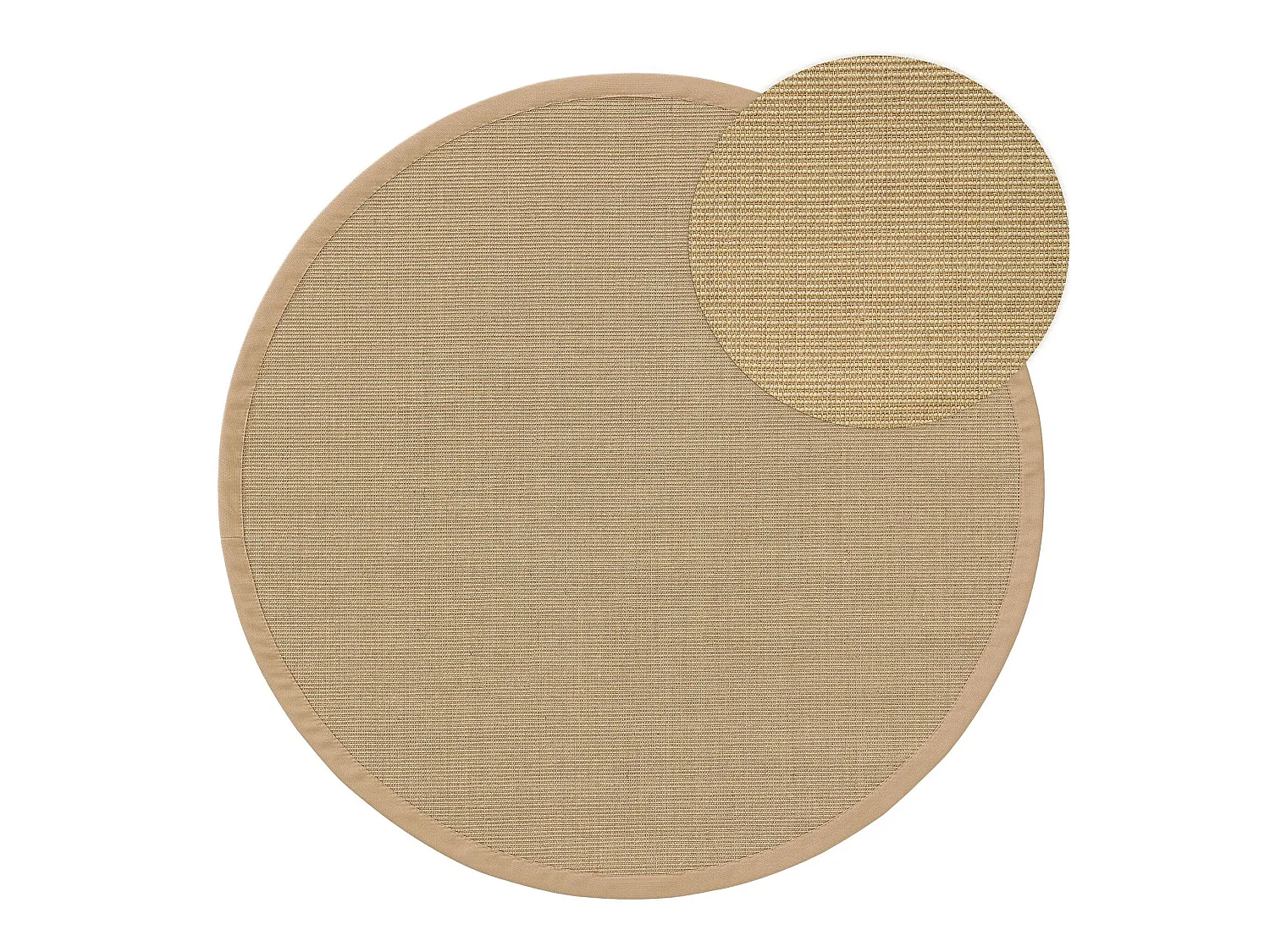 Tapis sisal Sana Crème ø 250 cm rond