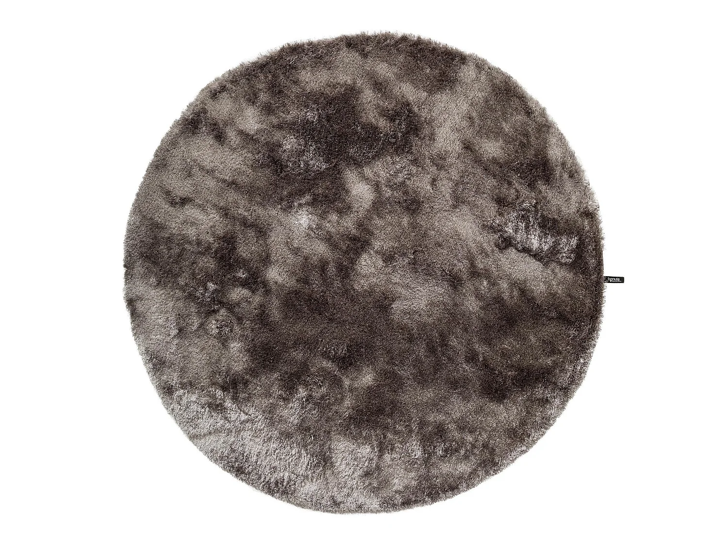 Tapis à poils longs Whisper Gris ø 160 cm rond