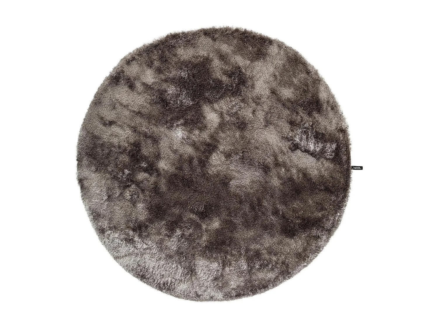 Tapis à poils longs Whisper Gris ø 160 cm rond